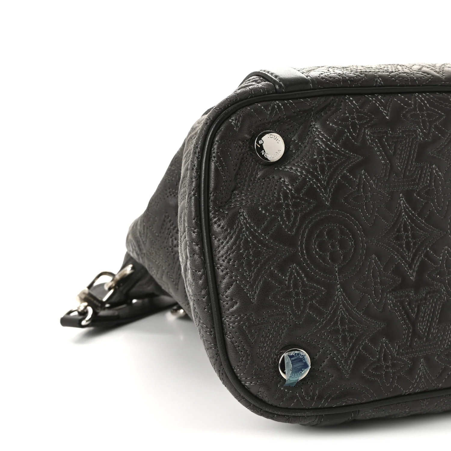 Monogram Lambskin Antheia Ixia PM Dark Gray - Image 8