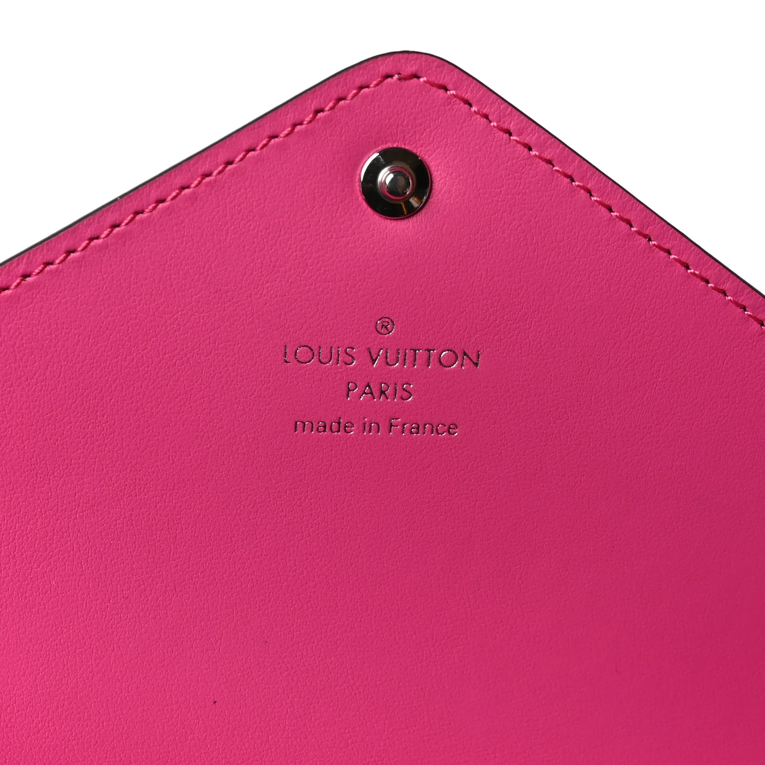 Monogram Large Kirigami Pochette Insert Fuchsia - Image 6