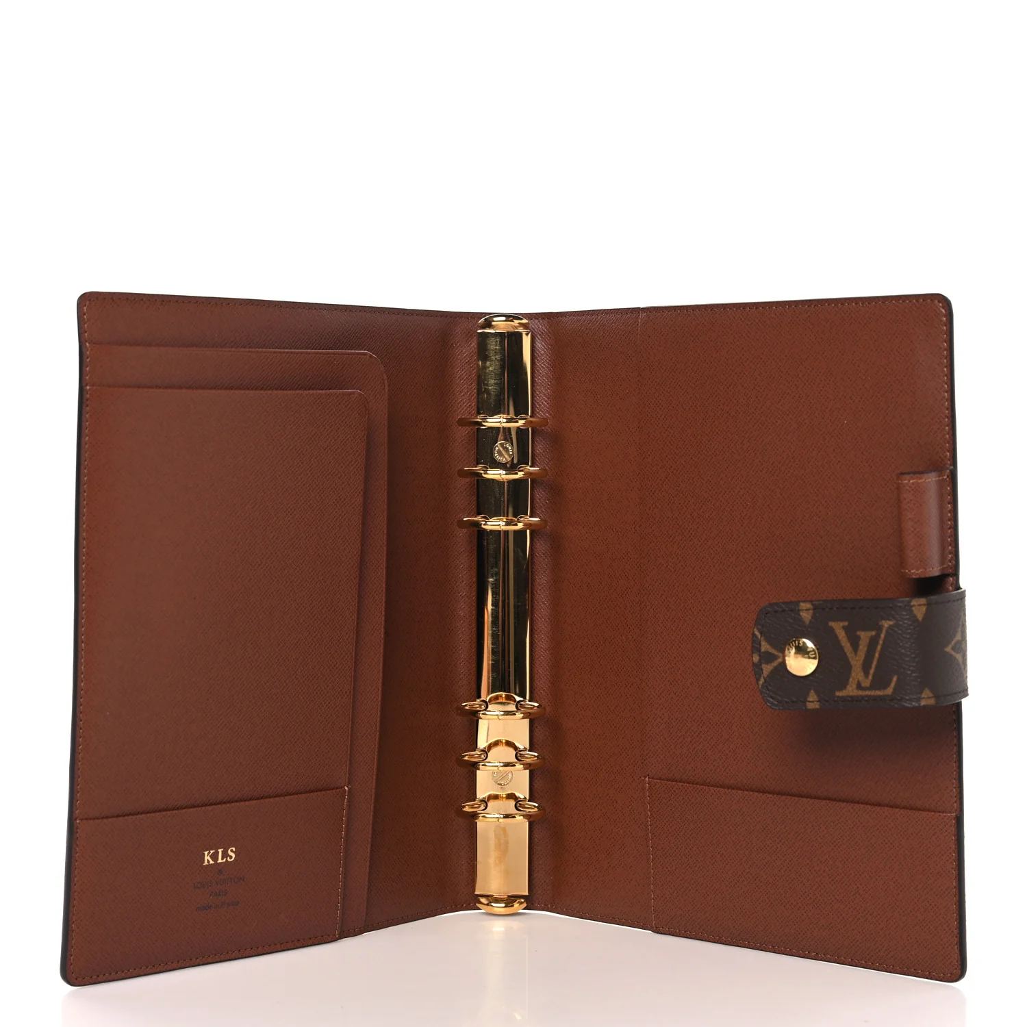 Monogram Large Ring Agenda Cover - Image 5