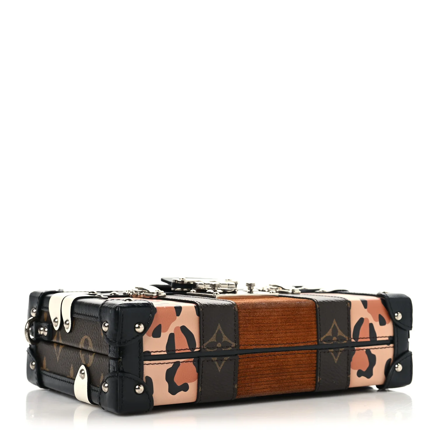 Monogram Leopard Corduroy Petite Malle - Image 4