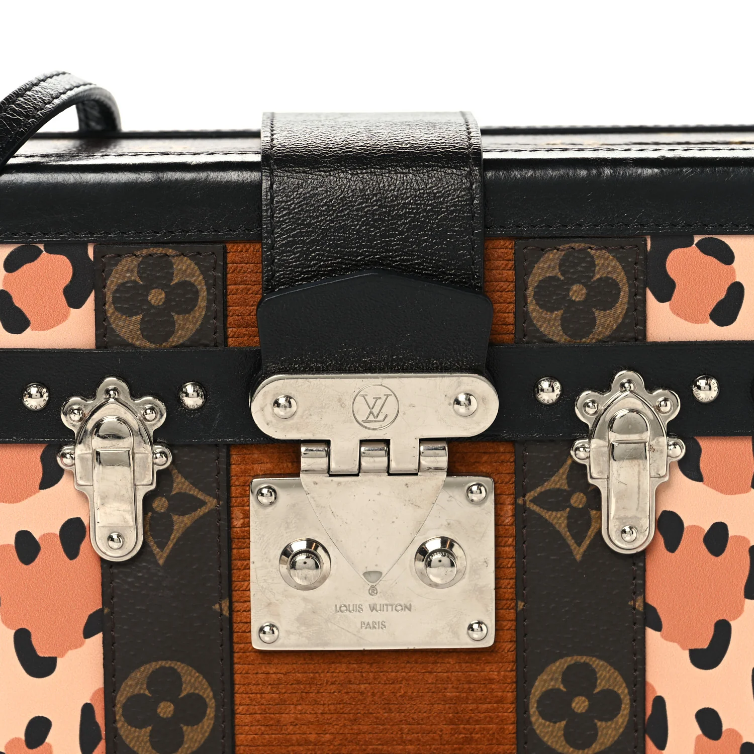 Monogram Leopard Corduroy Petite Malle - Image 7