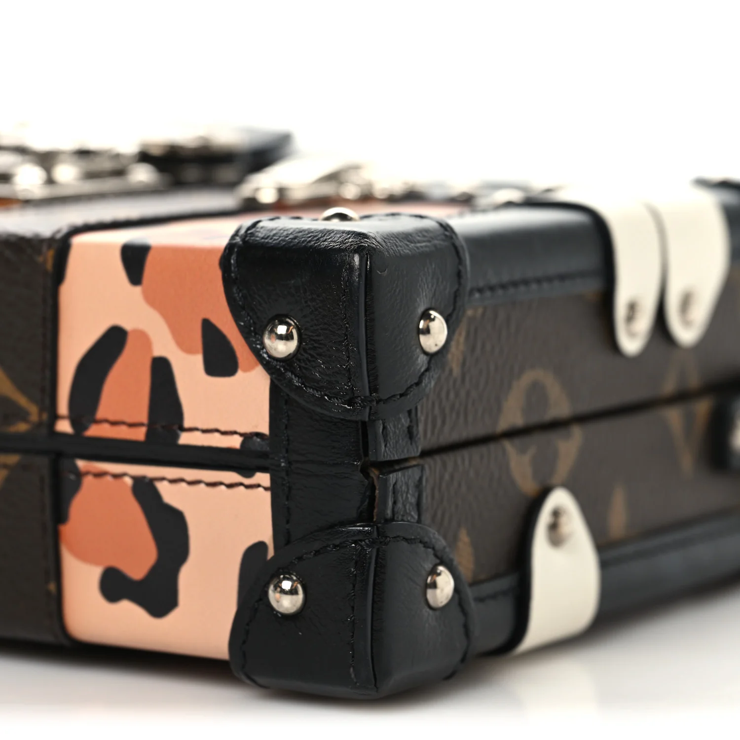 Monogram Leopard Corduroy Petite Malle - Image 9