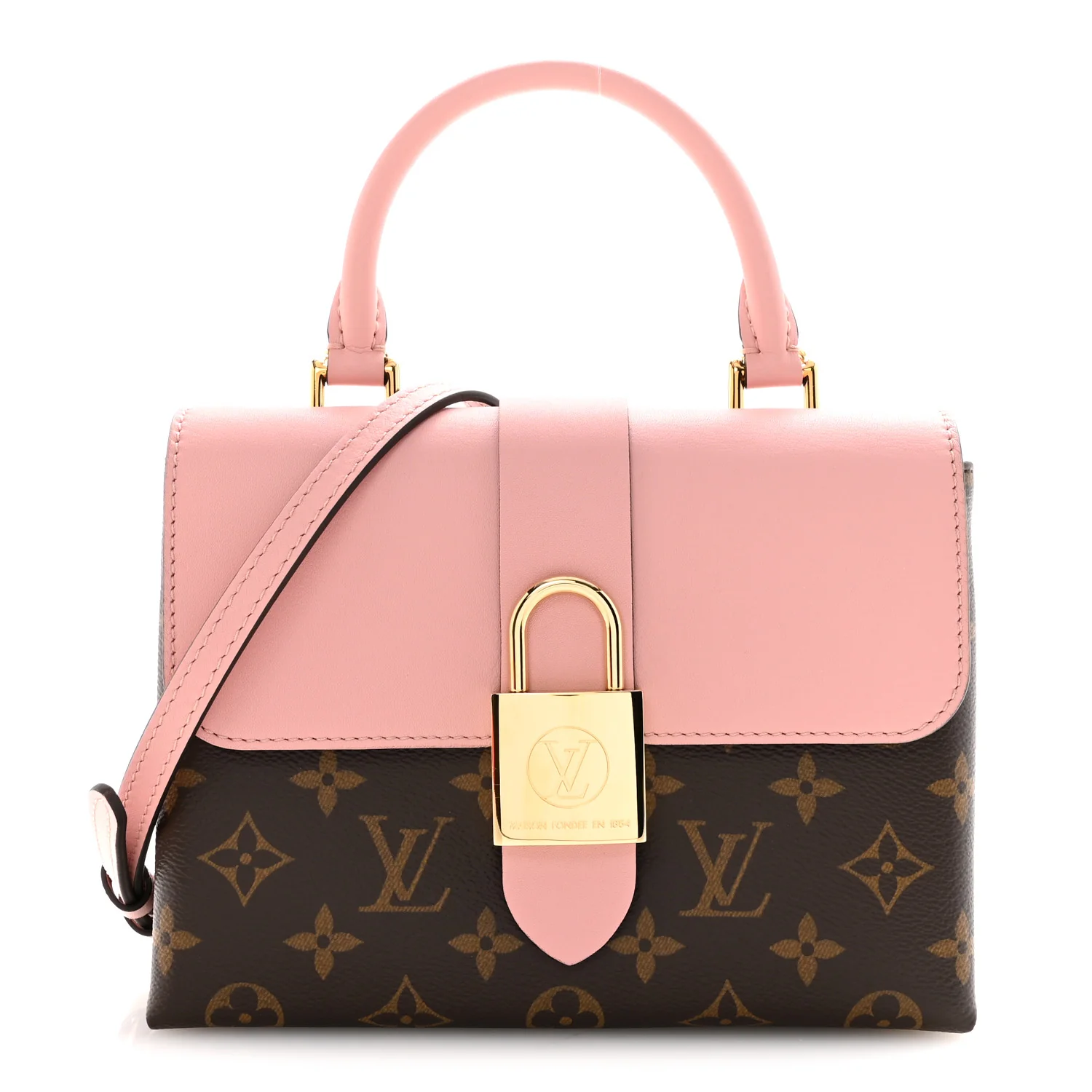 Monogram Locky BB Rose Poudre