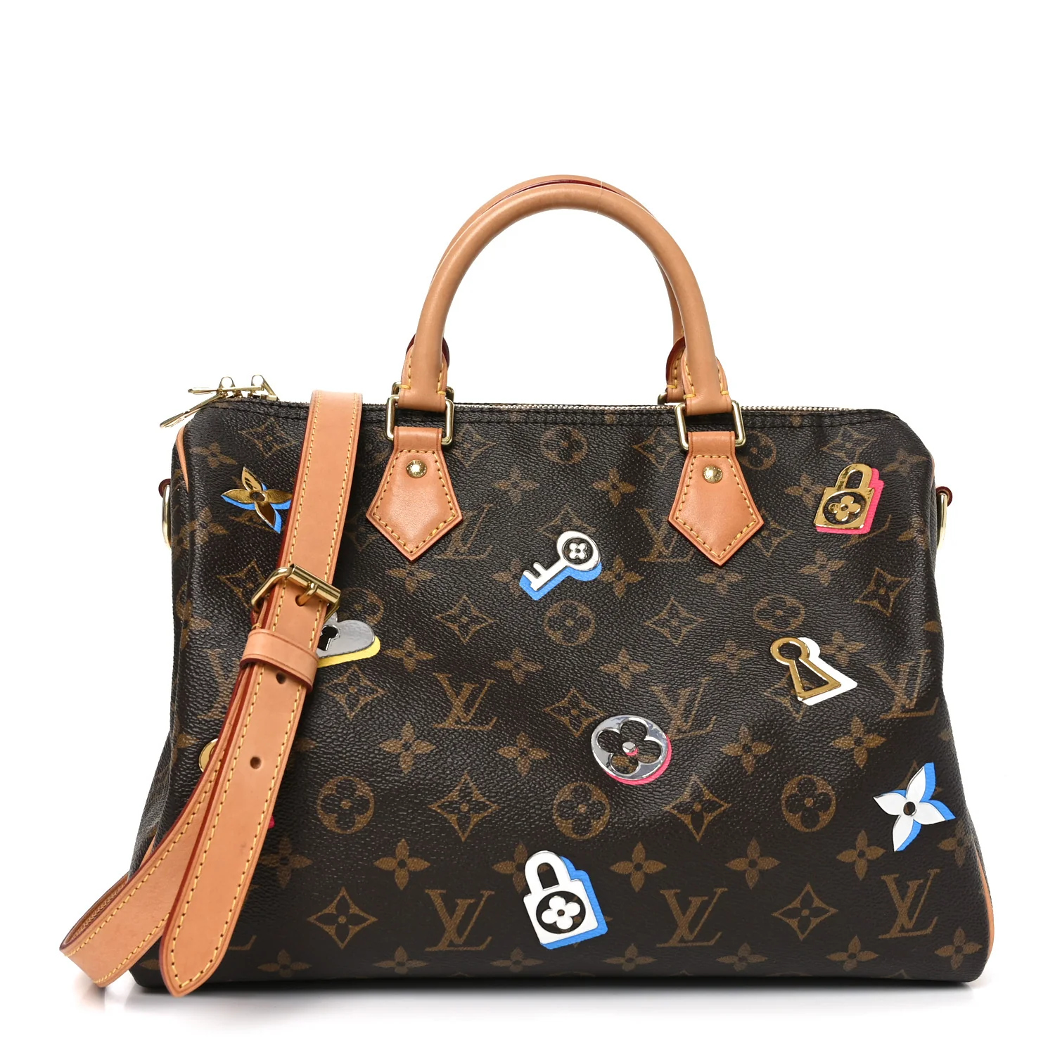 Monogram Love Lock Speedy Bandouliere 30