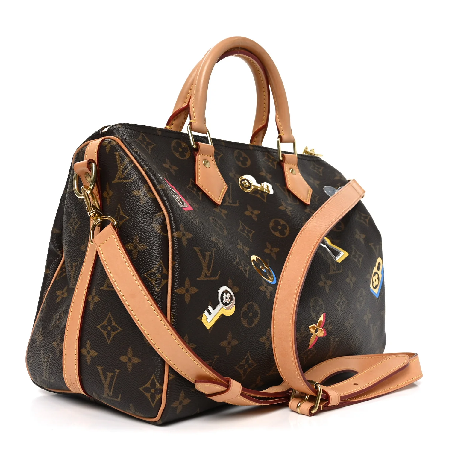 Monogram Love Lock Speedy Bandouliere 30 - Image 3