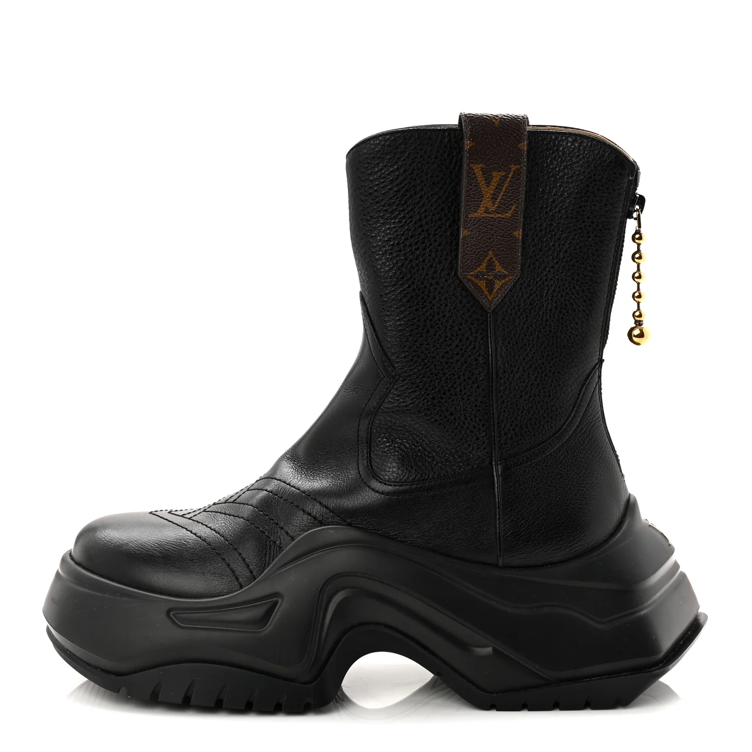 Monogram LV Archlight 2.0 Platform Ankle Boots 39 Black
