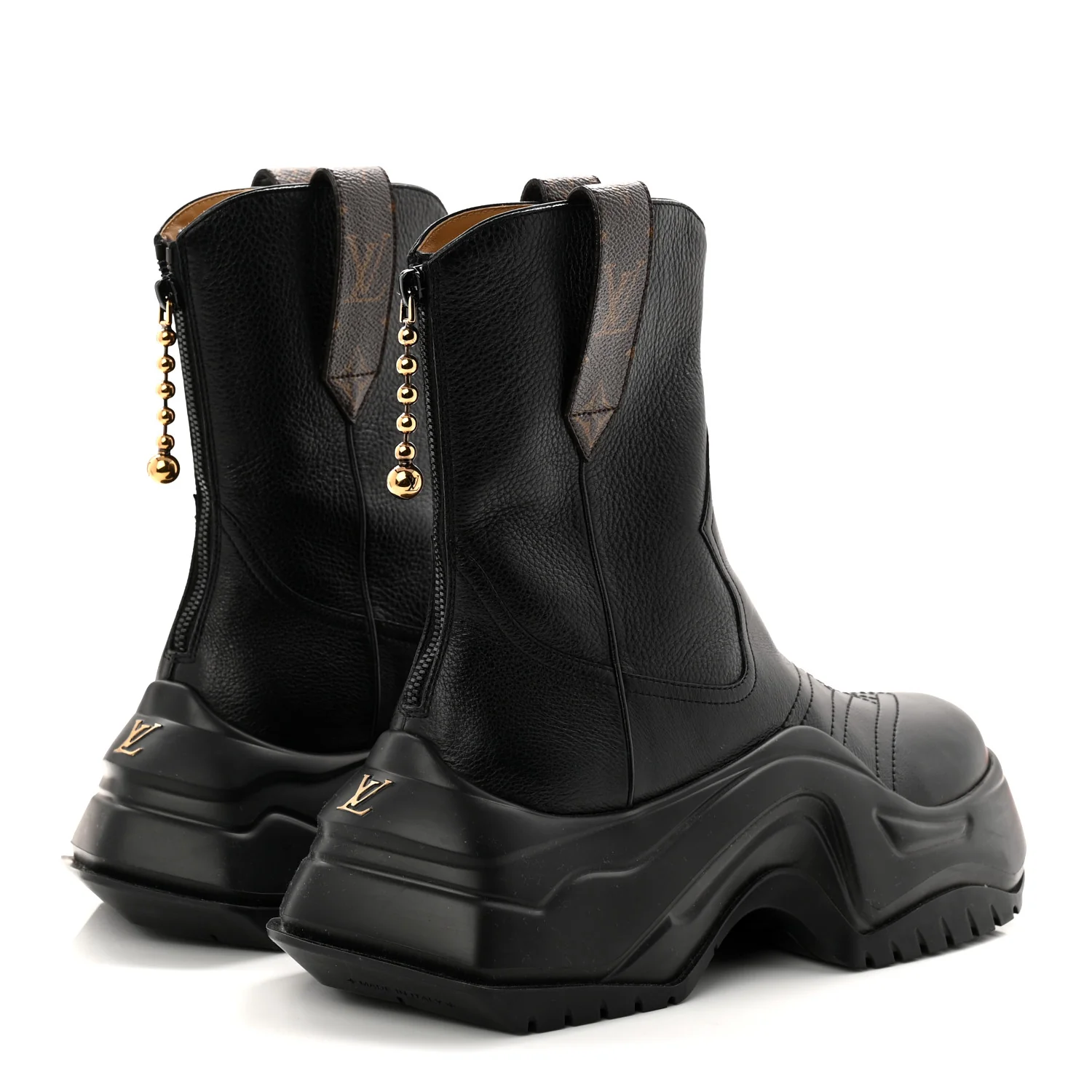 Monogram LV Archlight 2.0 Platform Ankle Boots 39 Black - Image 4