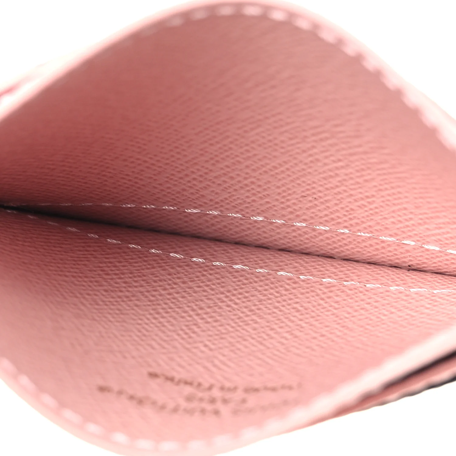 Monogram LV Charms Card Holder Rose Ballerine - Image 5