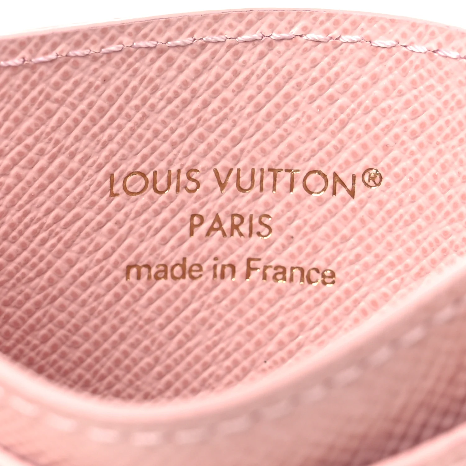 Monogram LV Charms Card Holder Rose Ballerine - Image 6