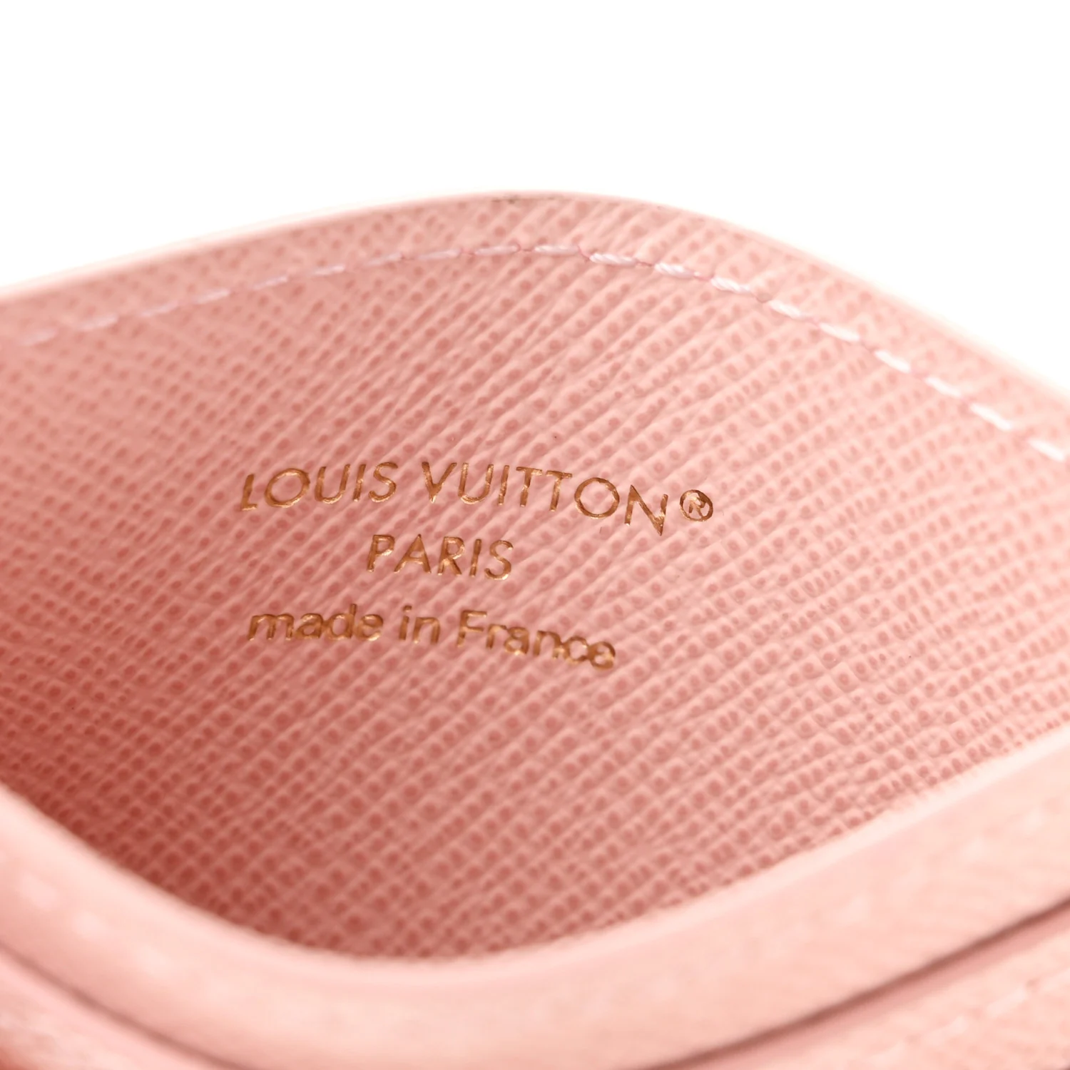 Monogram LV Charms Card Holder Rose Ballerine - Image 6