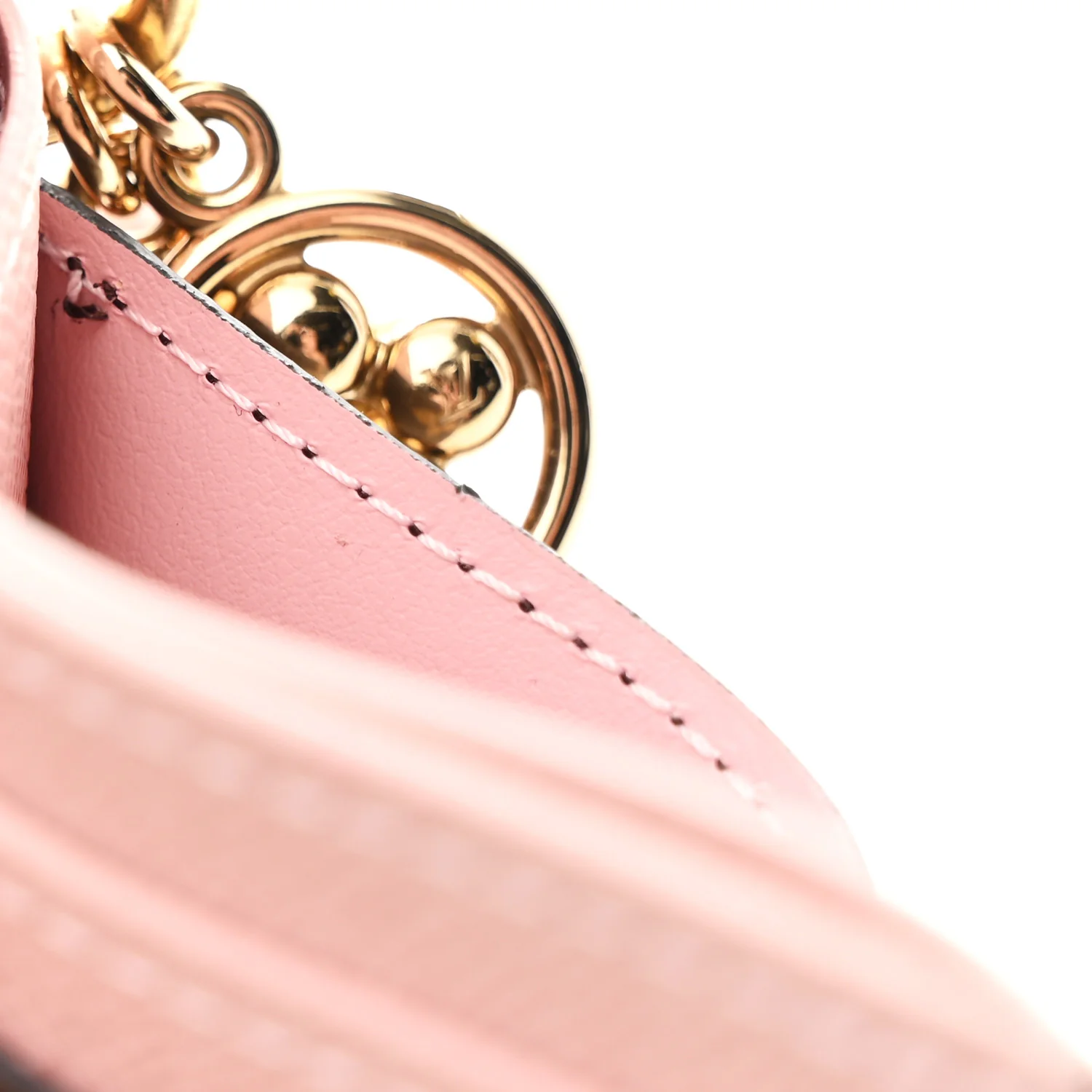 Monogram LV Charms Card Holder Rose Ballerine - Image 7