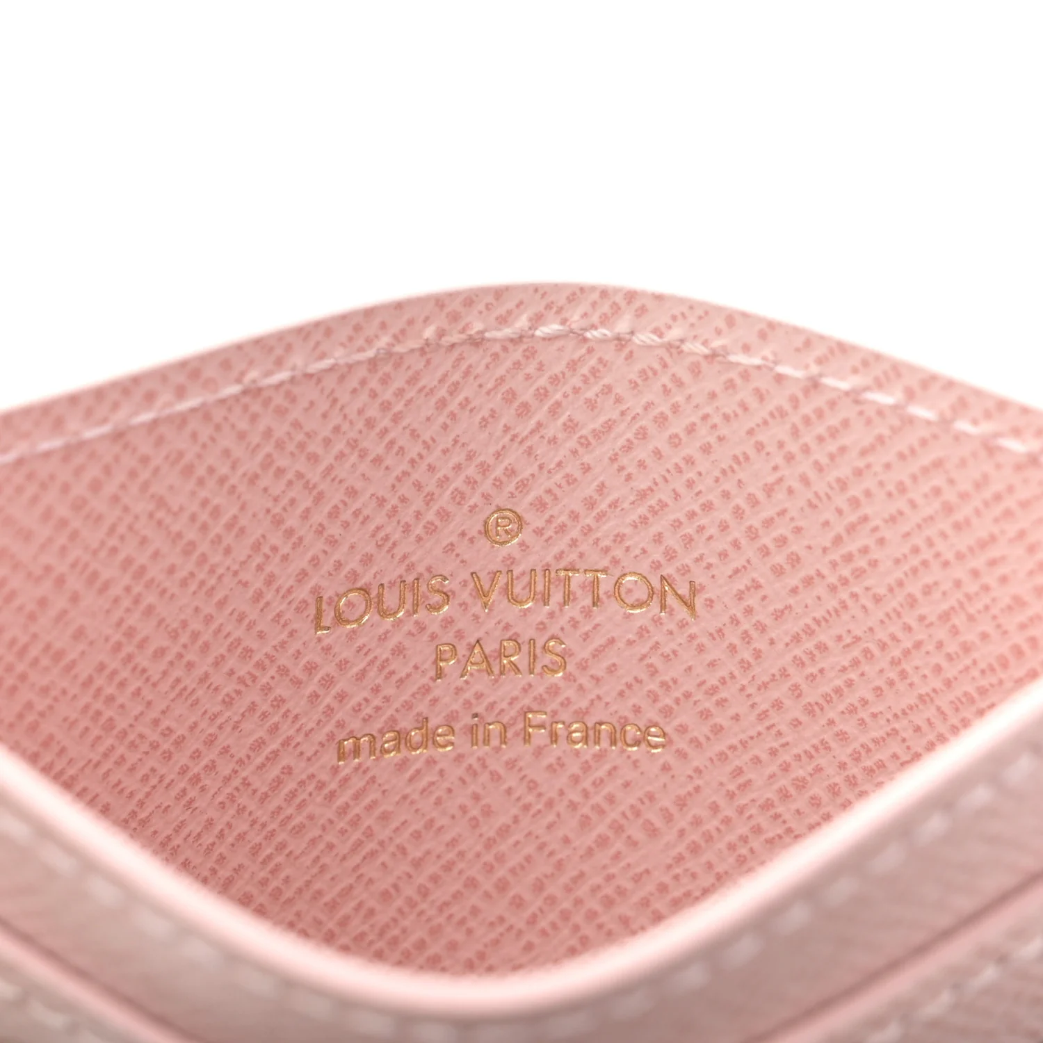 Monogram LV Charms Card Holder Rose Ballerine - Image 6