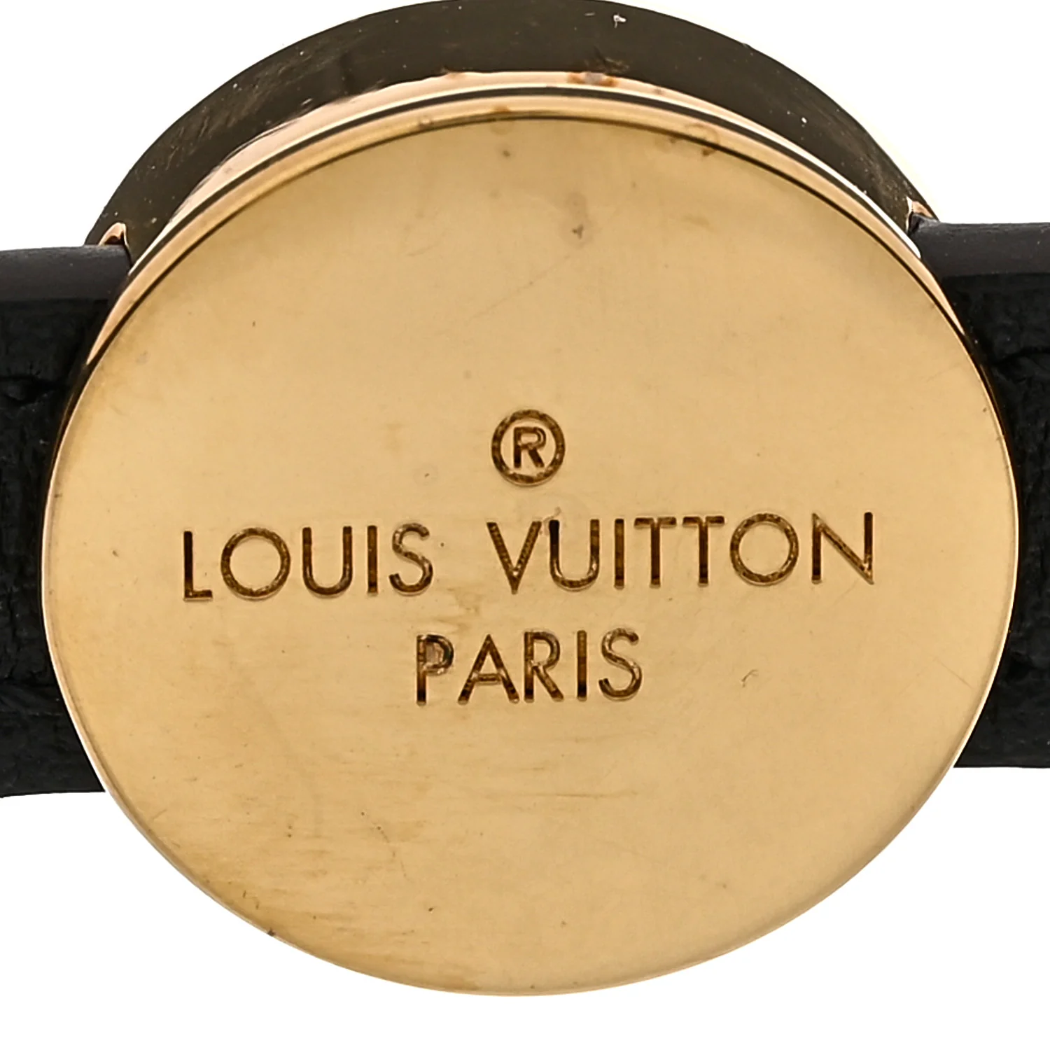 Monogram LV Circle Reversible Bracelet 17 Black - Image 3