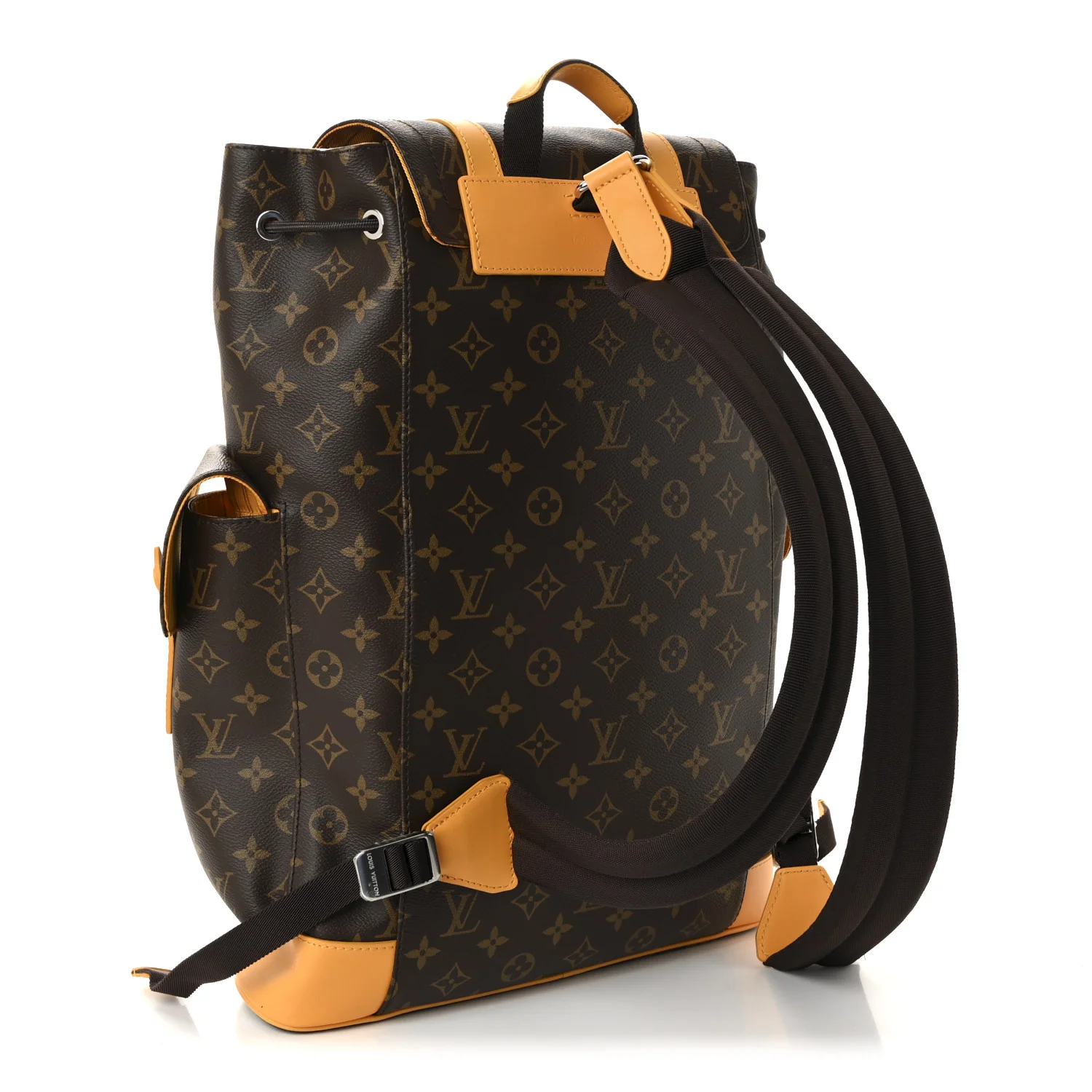 Monogram Macassar Christopher MM Backpack Safran Yellow - Image 3