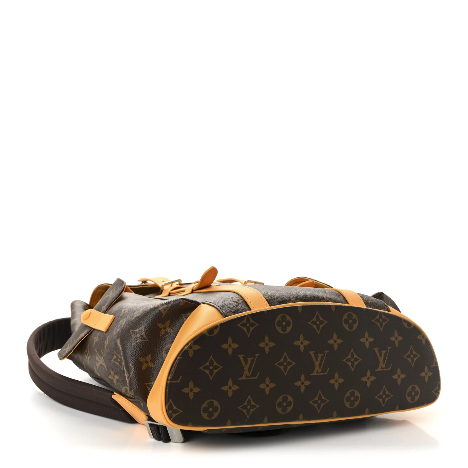 Monogram Macassar Christopher MM Backpack Safran Yellow - Image 4