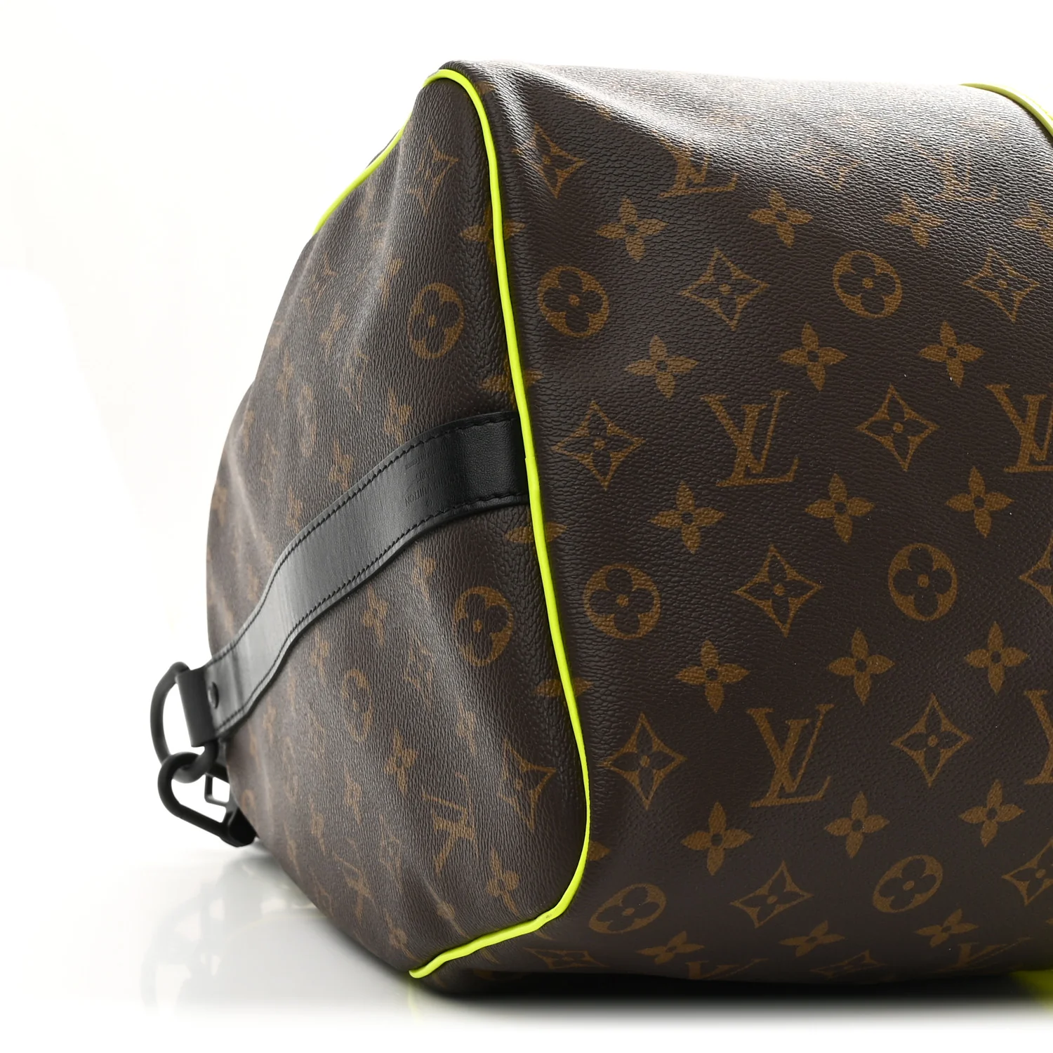 Monogram Macassar Keepall Bandouliere 50 Florescent Yellow - Image 7