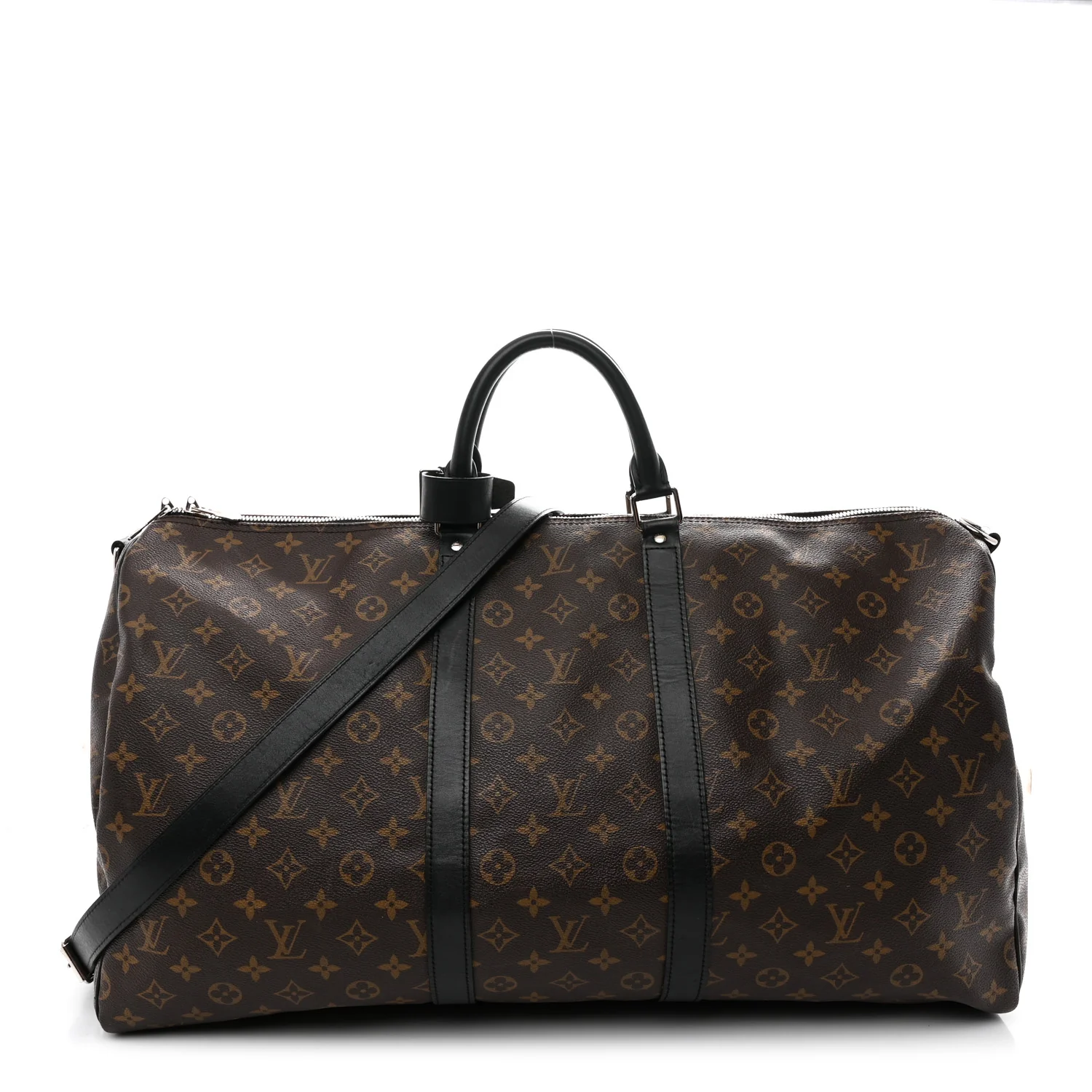 Monogram Macassar Keepall Bandouliere 55