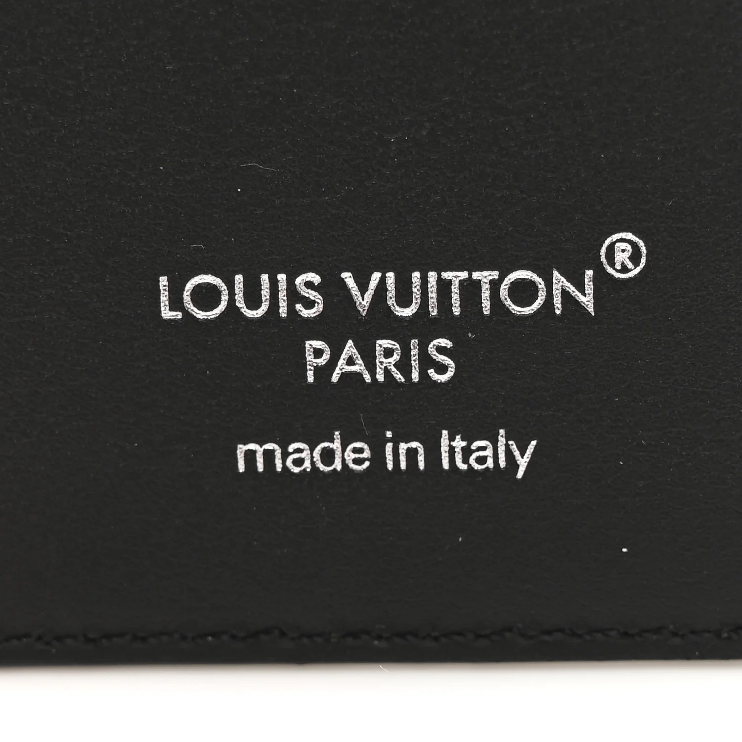 Monogram Macassar Magnetic Card Holder Black - Image 5