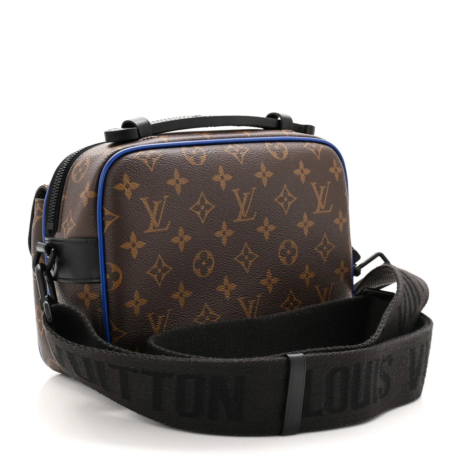 Monogram Macassar S Lock Messenger Blue - Image 3