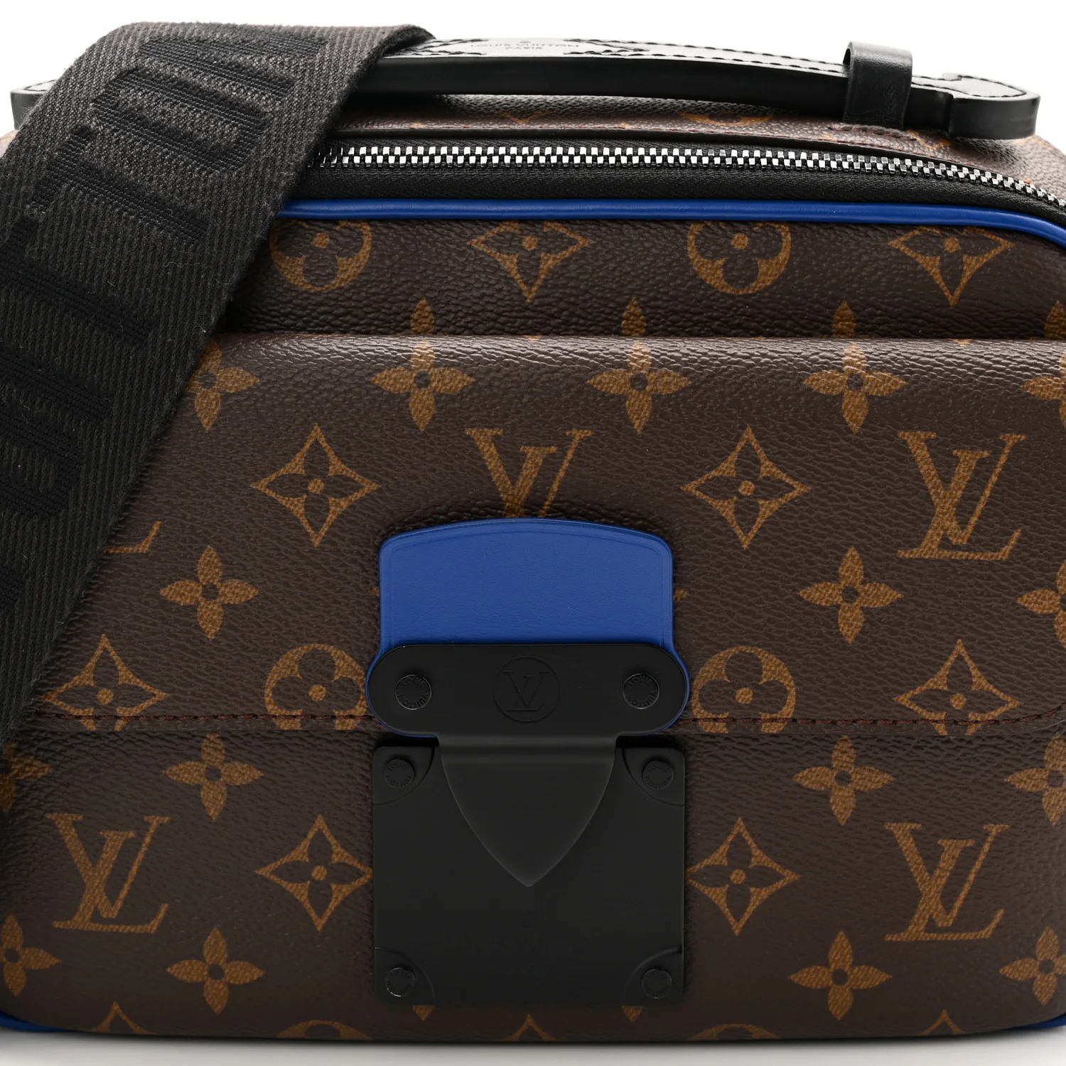 Monogram Macassar S Lock Messenger Blue - Image 7