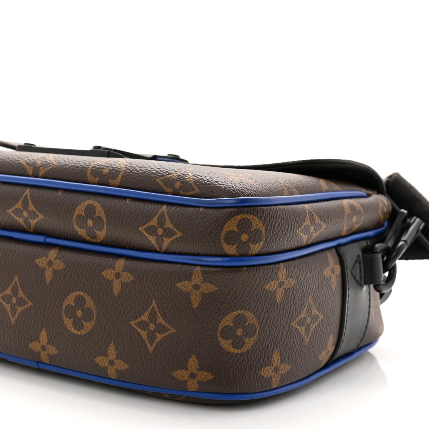 Monogram Macassar S Lock Messenger Blue - Image 9