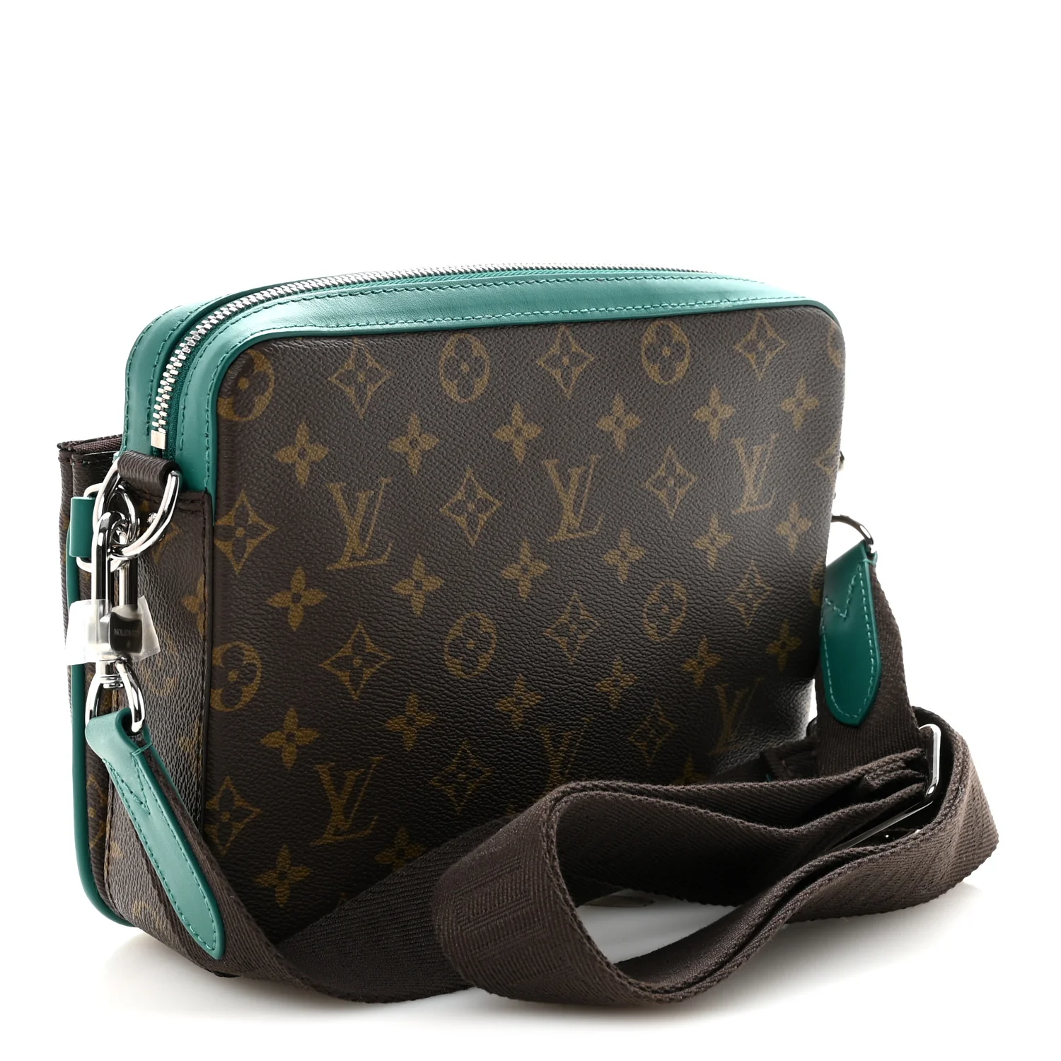 Monogram Macassar Trio Messenger Borneo Green - Image 3