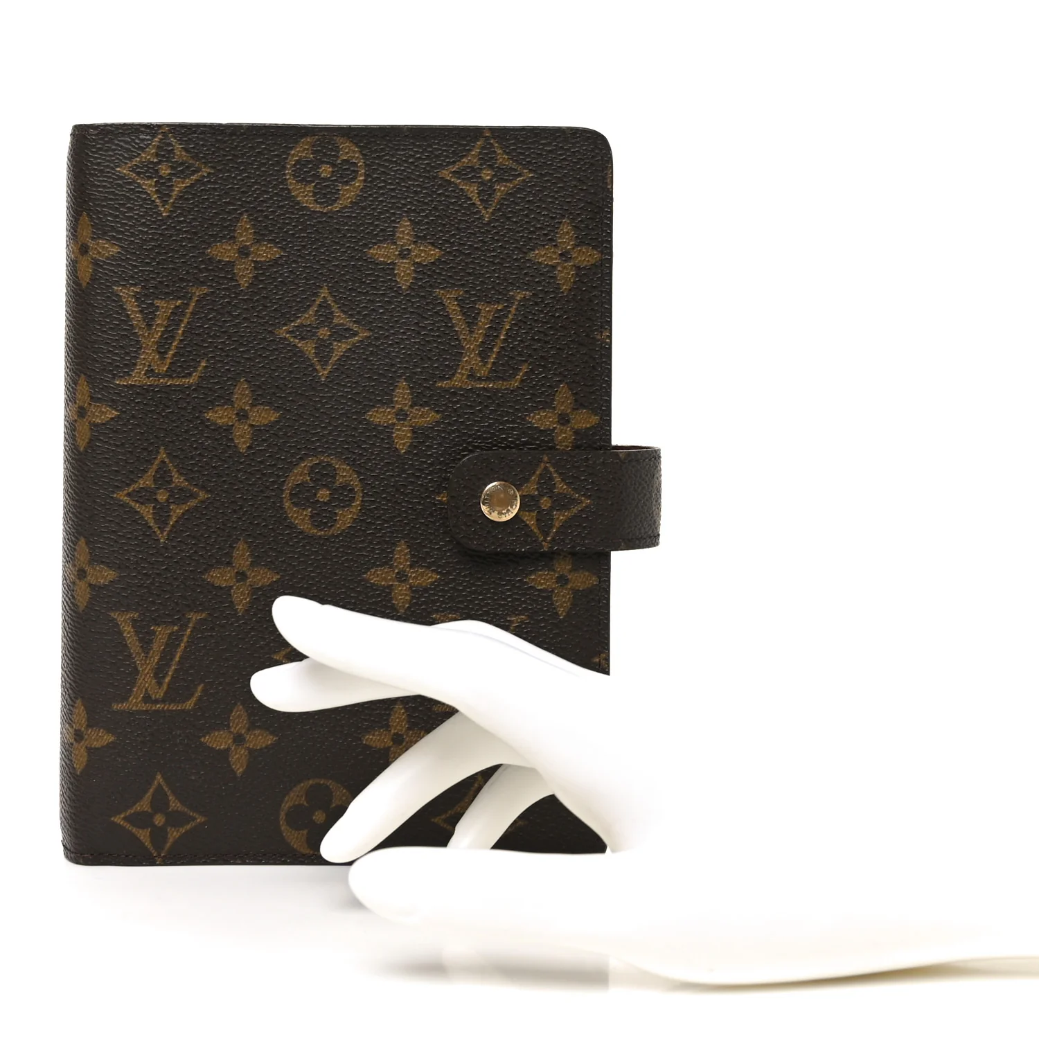 Monogram Medium Ring Agenda Cover - Image 2