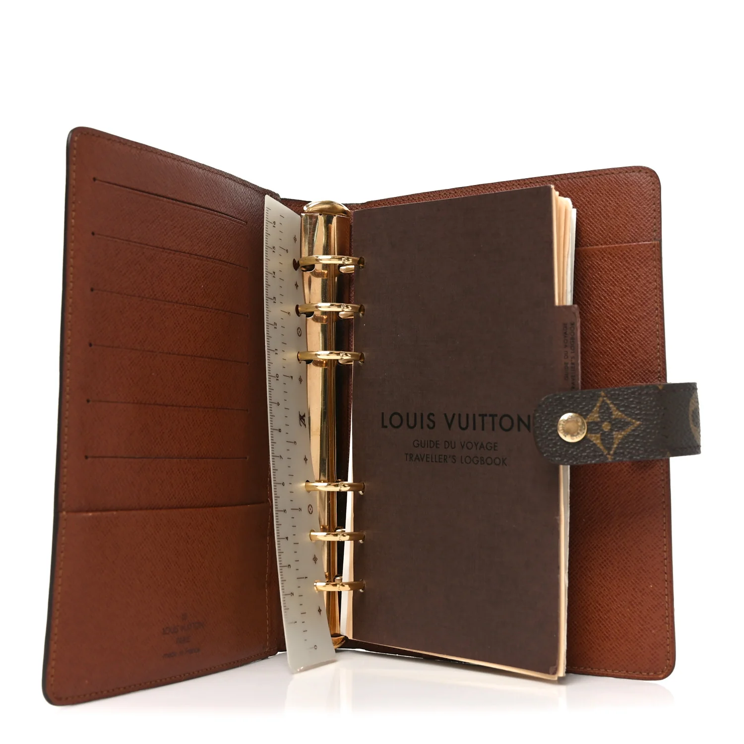 Monogram Medium Ring Agenda Cover - Image 5