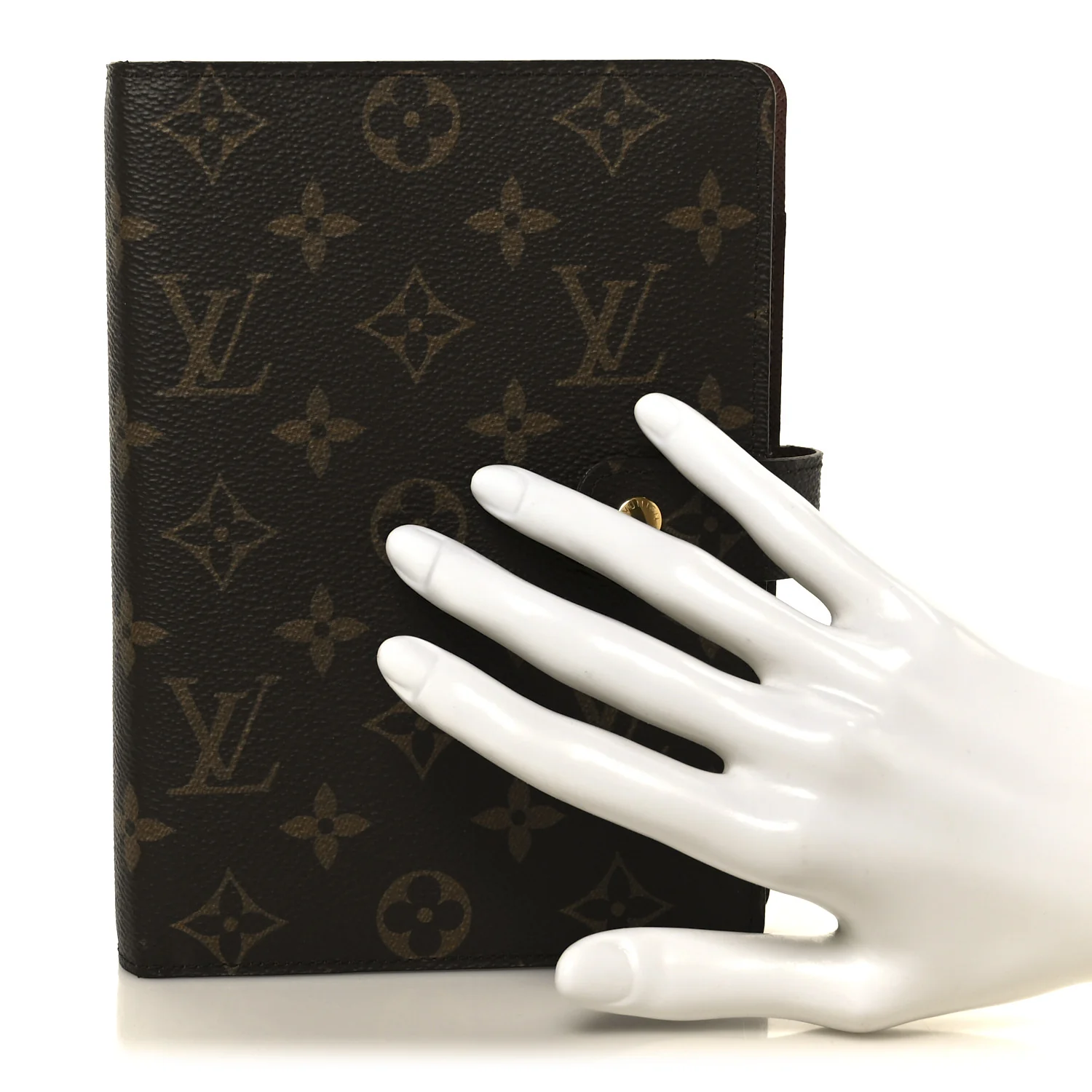 Monogram Medium Ring Agenda Cover - Image 2