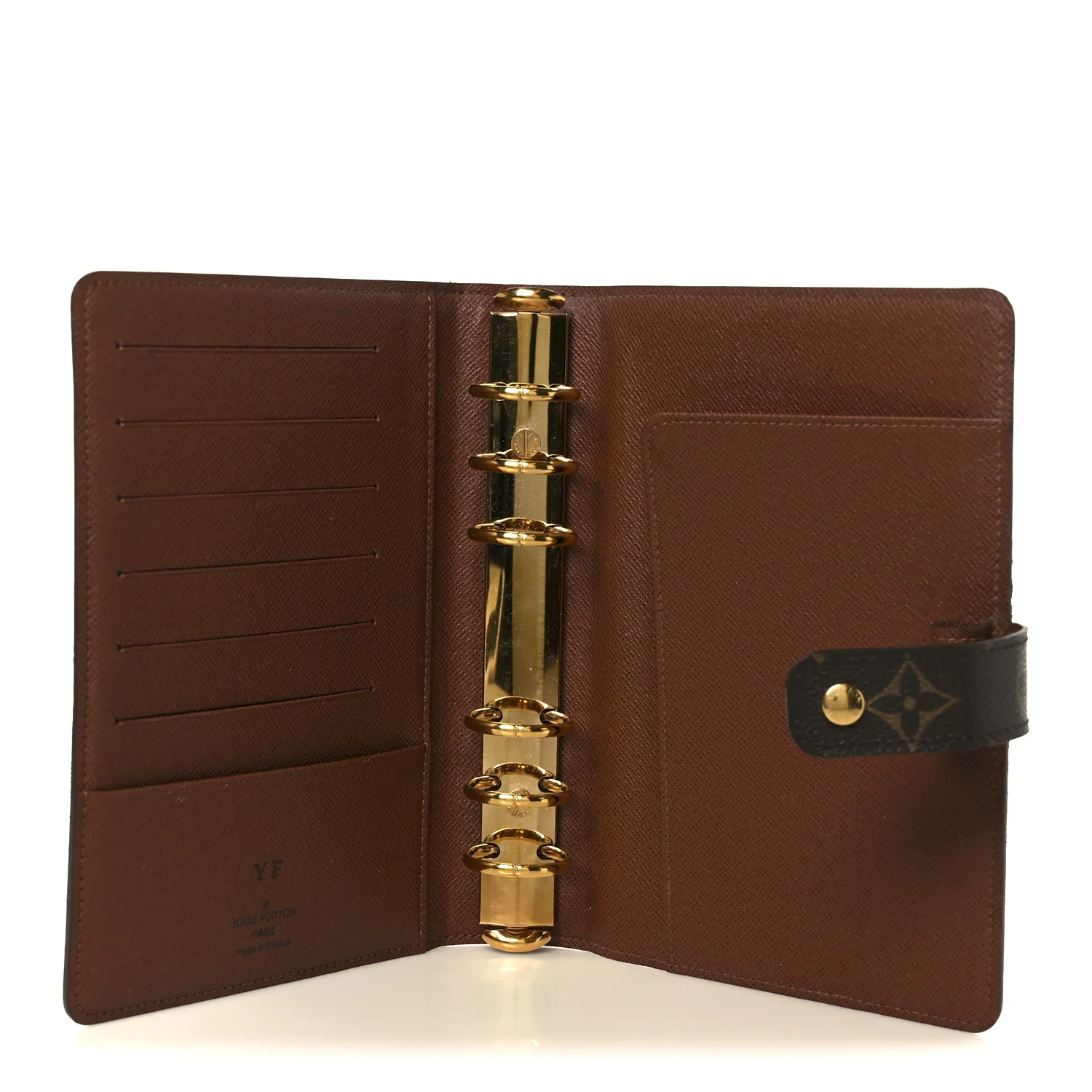 Monogram Medium Ring Agenda Cover - Image 5