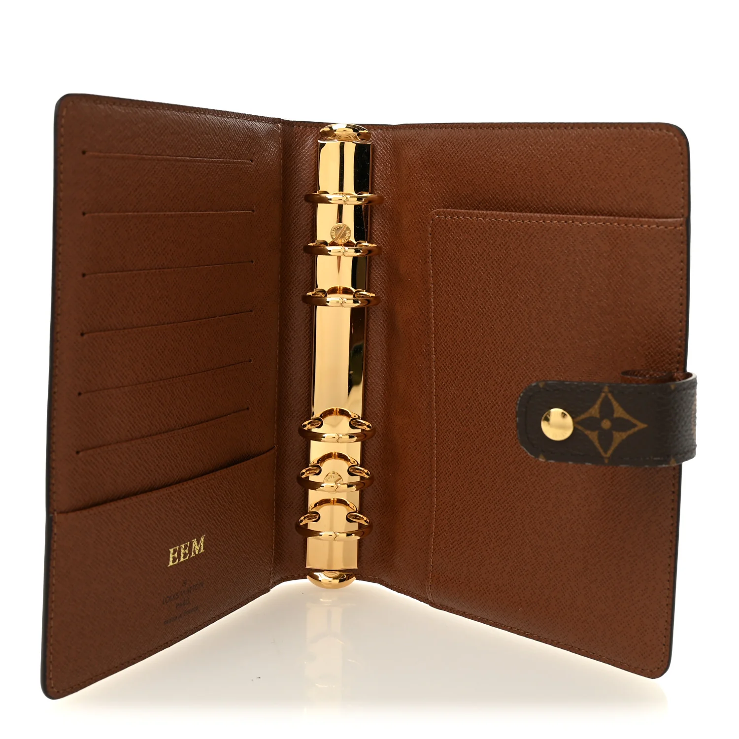 Monogram Medium Ring Agenda Cover - Image 5