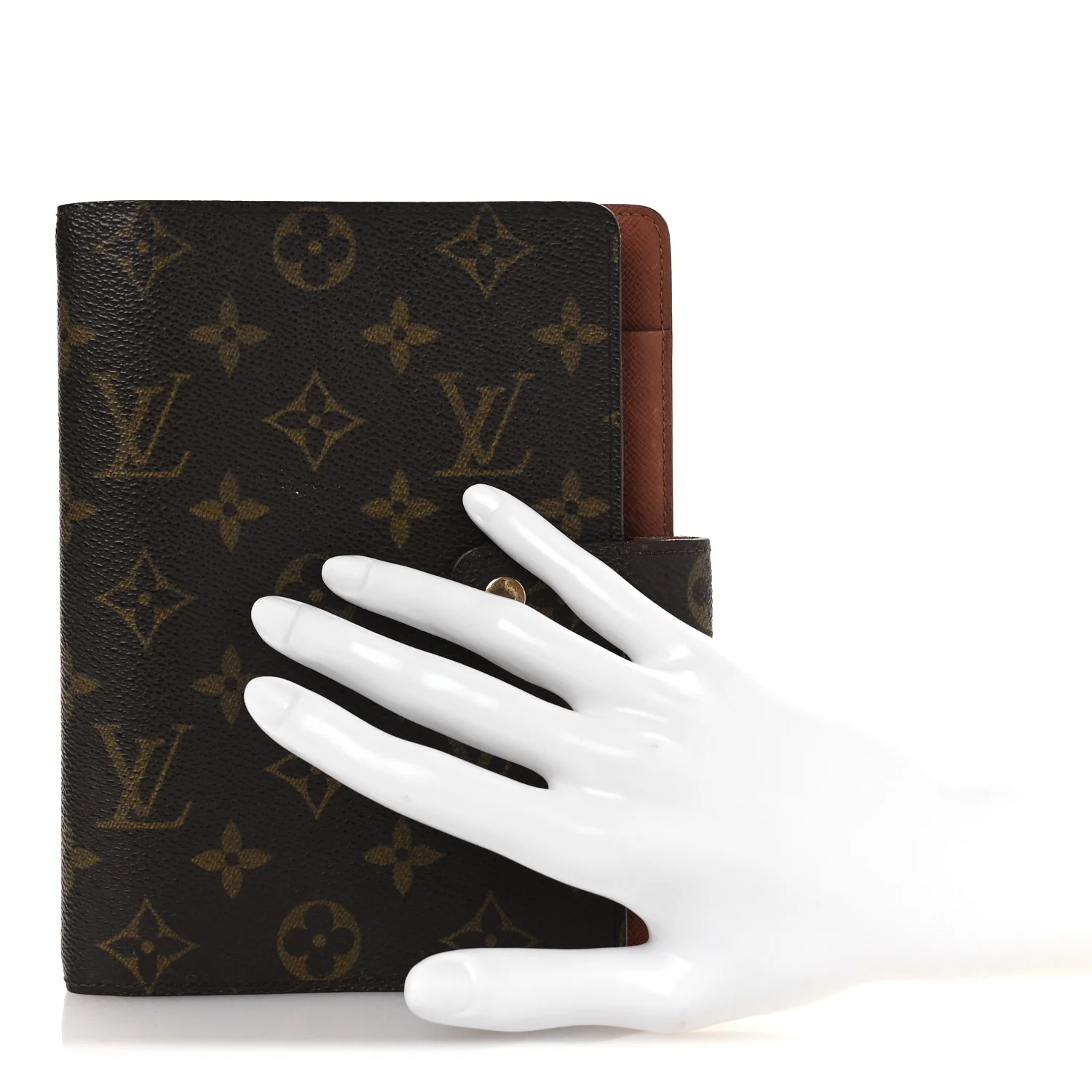 Monogram Medium Ring Agenda Cover - Image 2