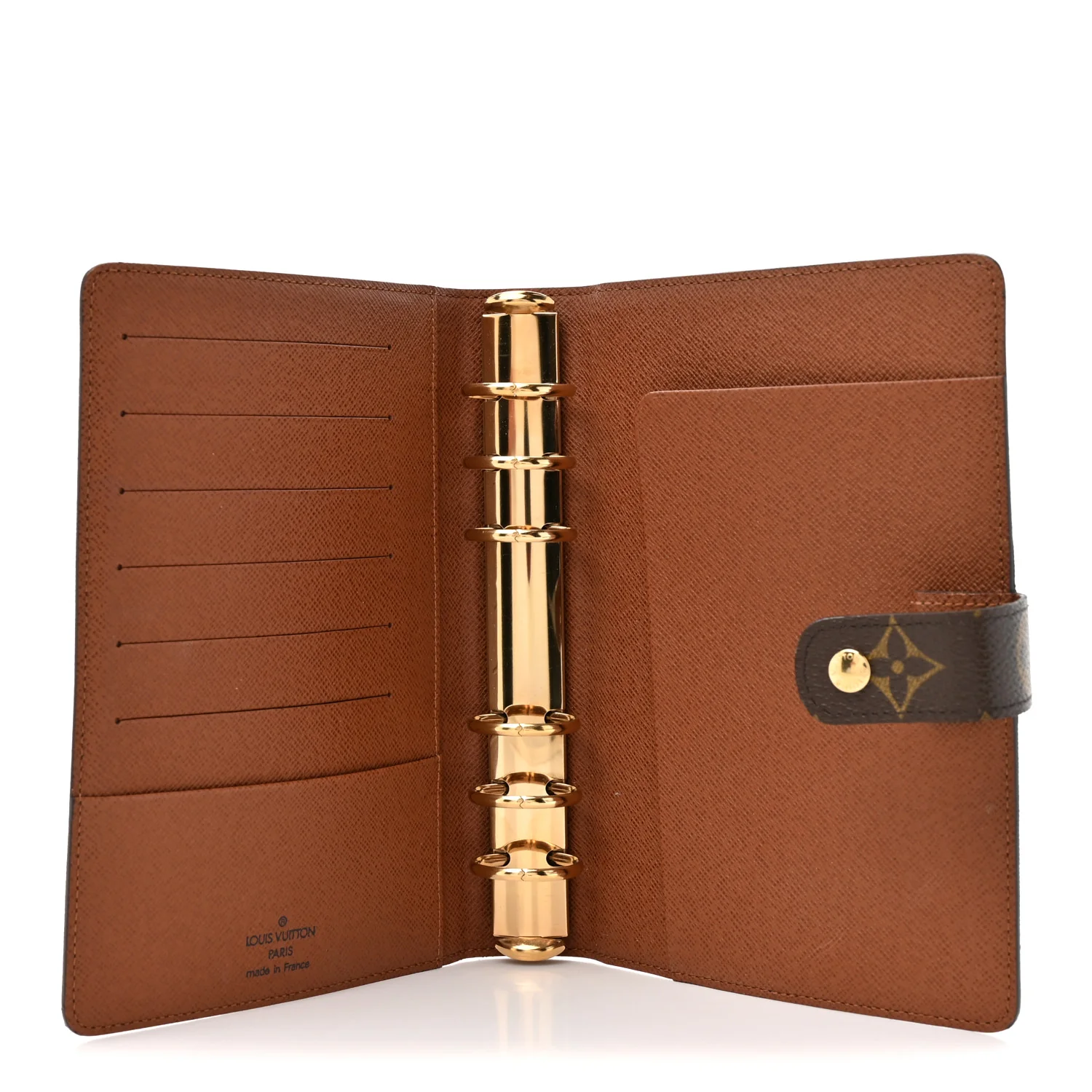 Monogram Medium Ring Agenda Cover - Image 5