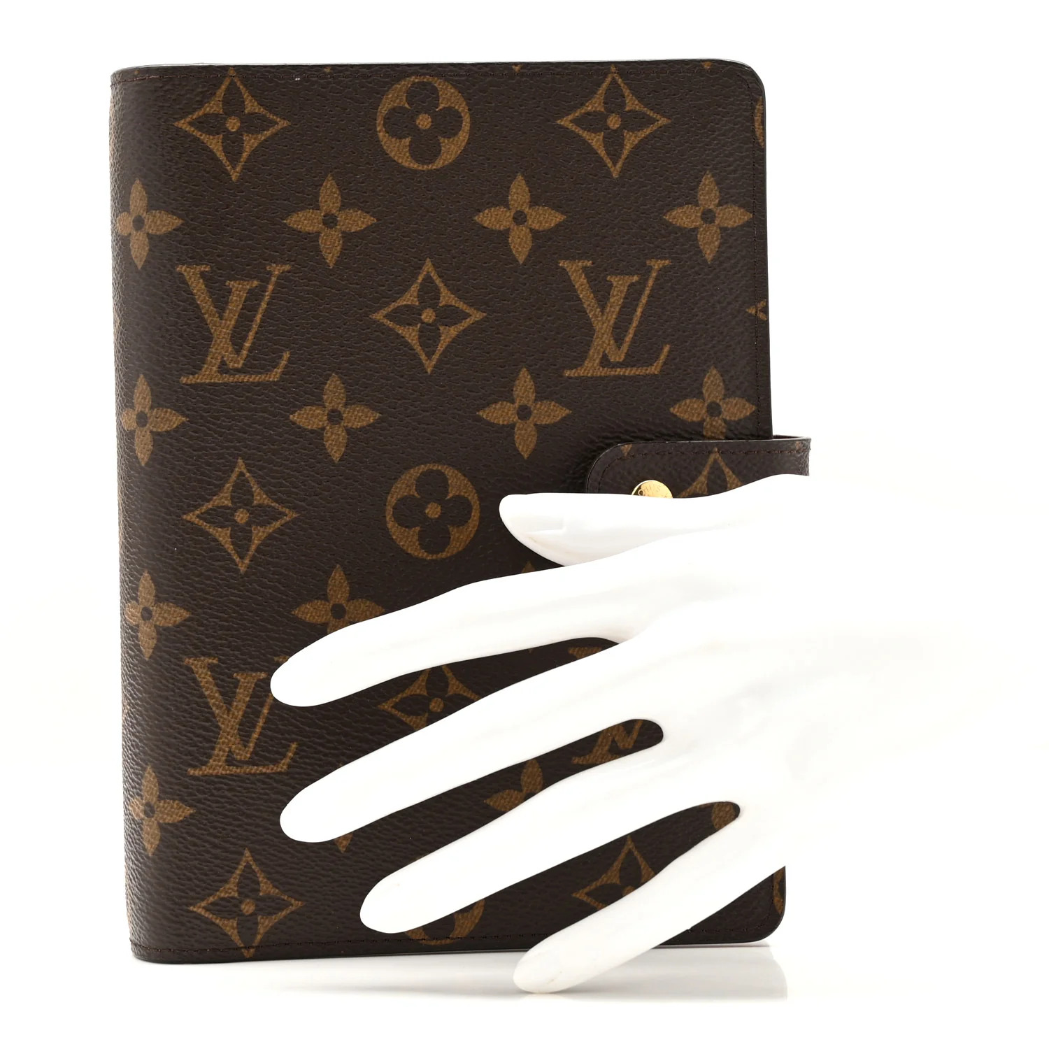 Monogram Medium Ring Agenda Cover - Image 3