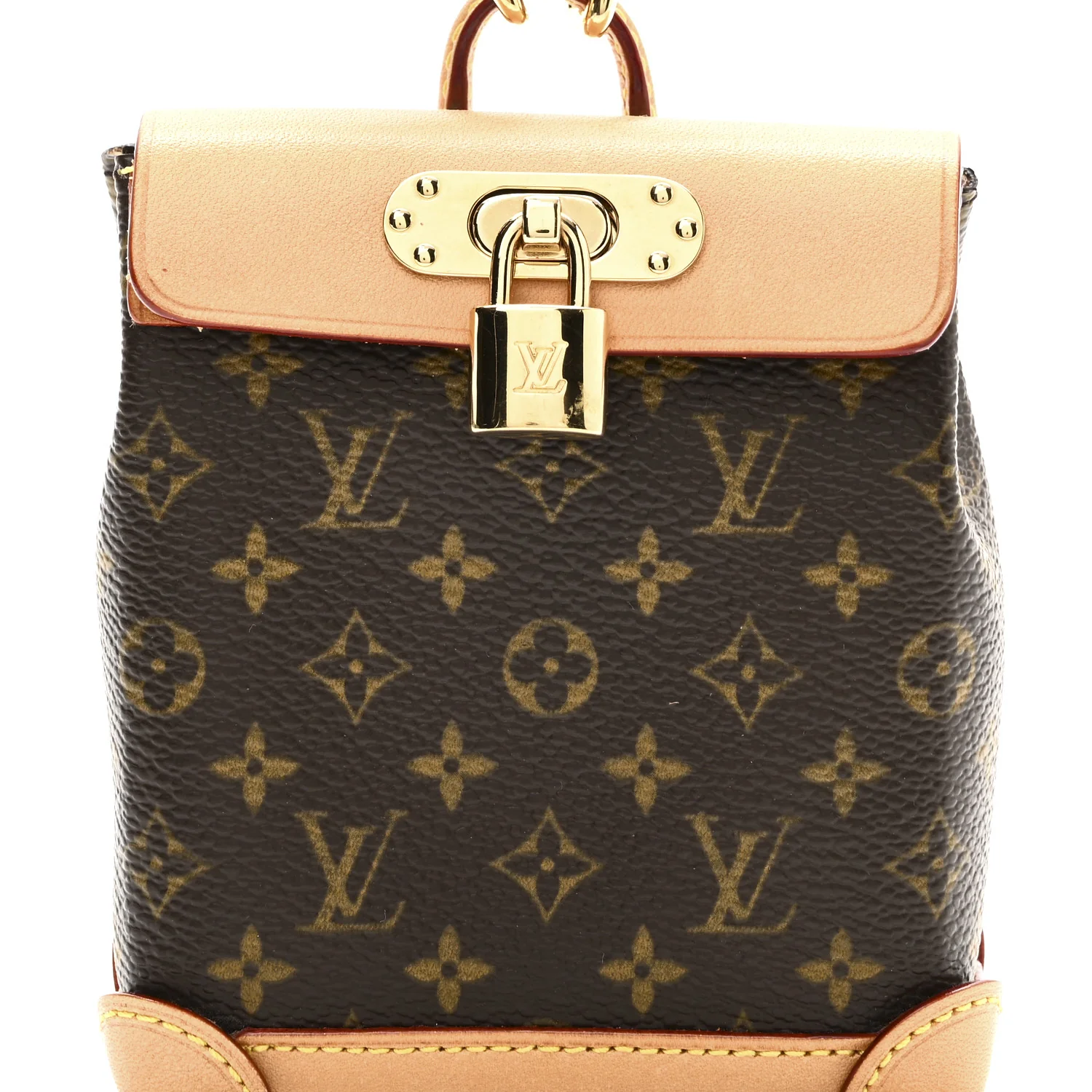 Monogram Mini Steamer Bag Charm - Image 7