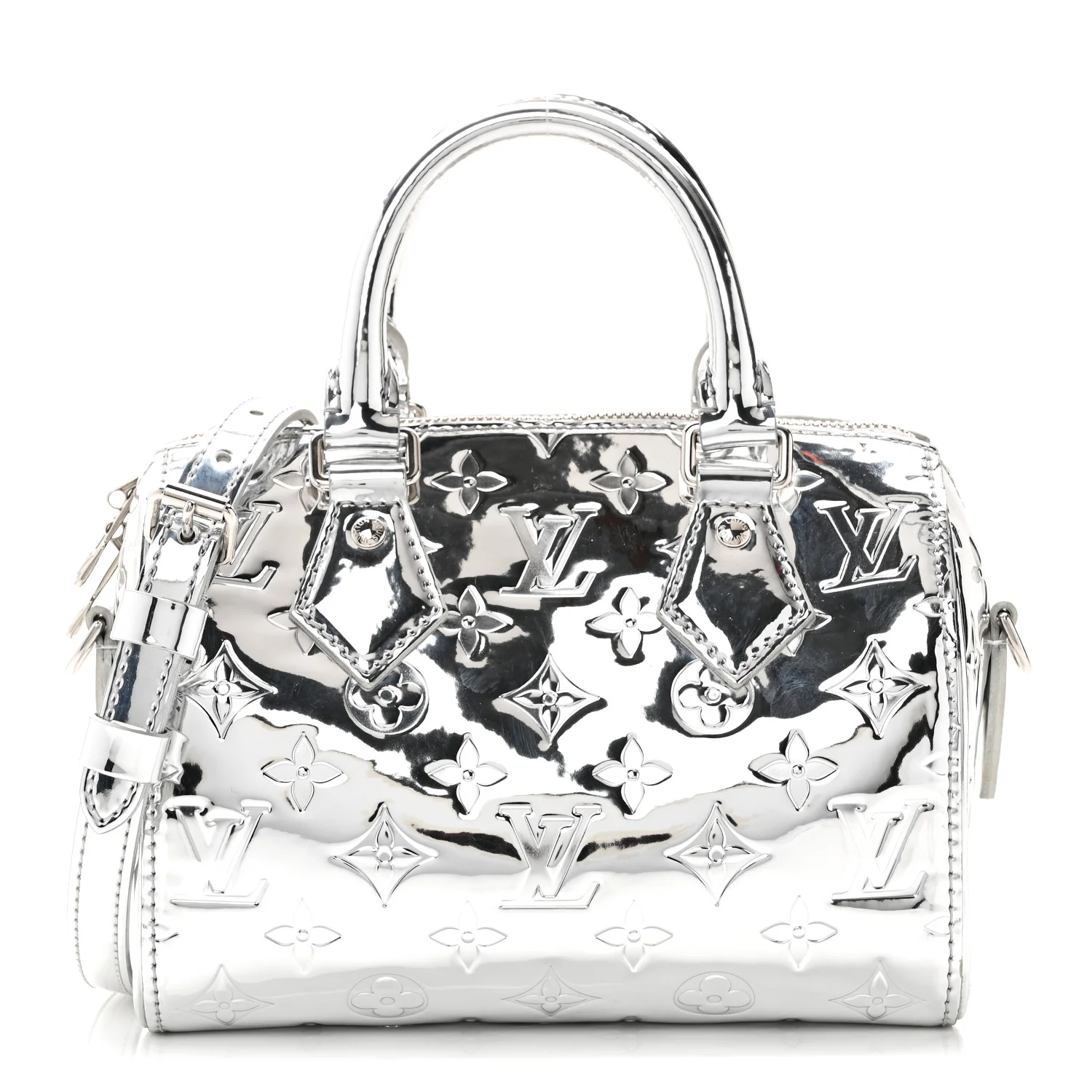 Monogram Miroir Speedy Bandouliere 20 Silver