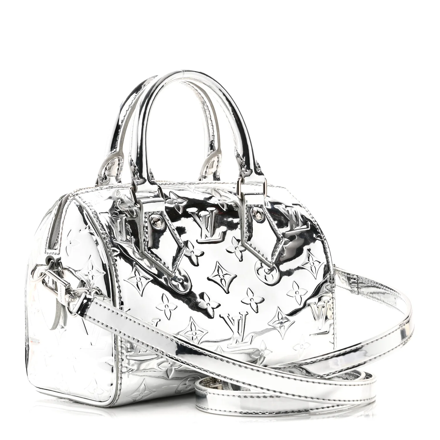 Monogram Miroir Speedy Bandouliere 20 Silver - Image 3