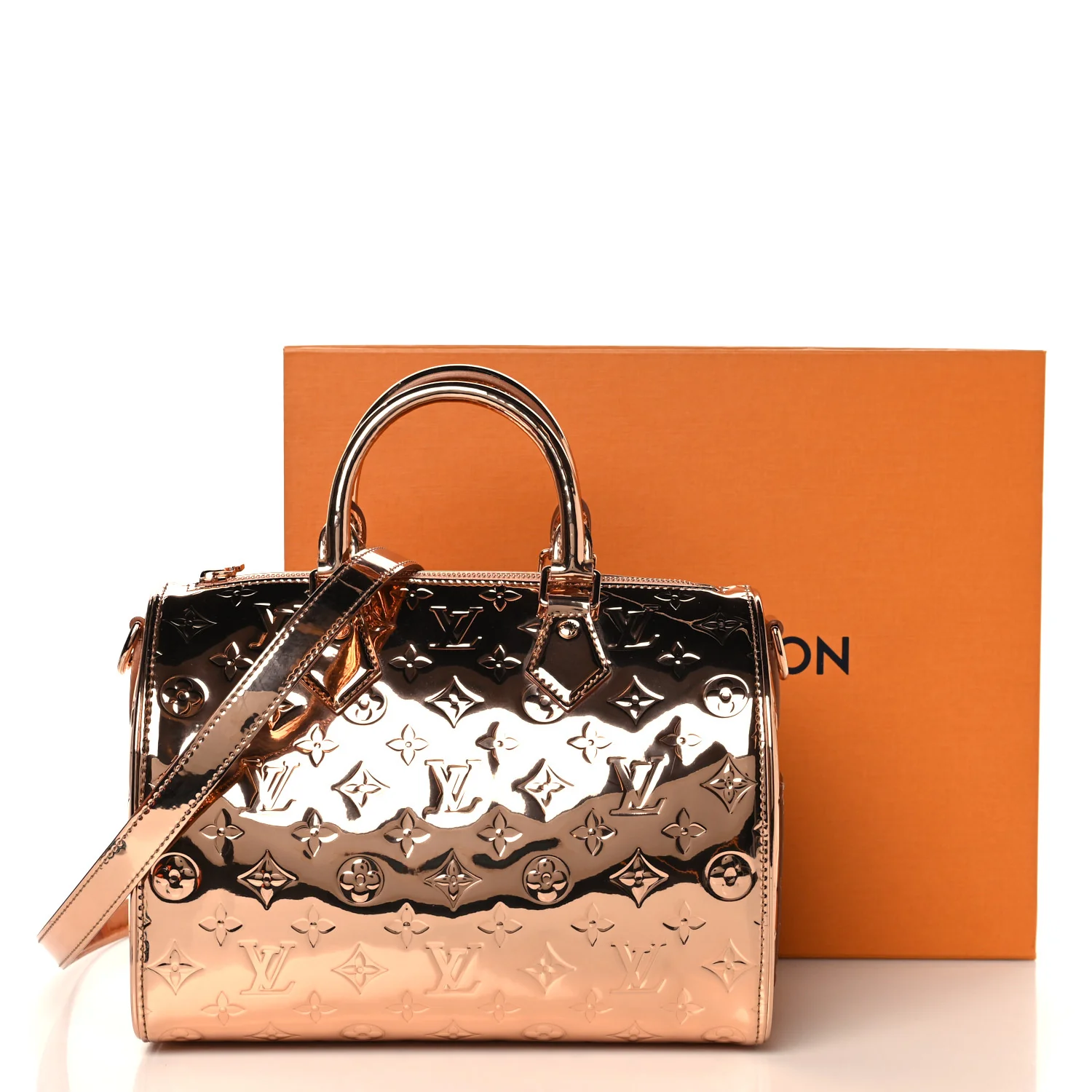 Monogram Miroir Speedy Bandouliere 25 Copper - Image 10