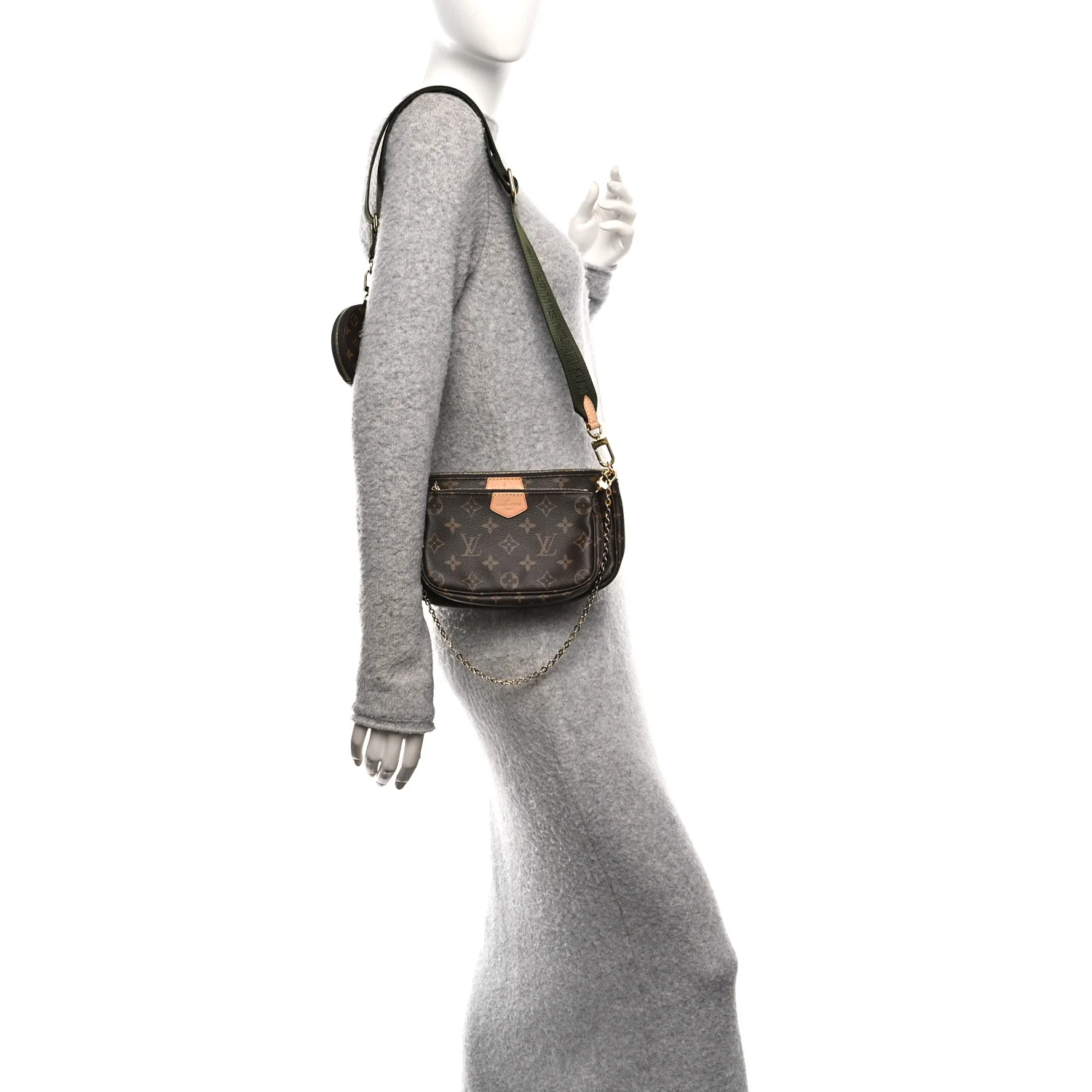 Monogram Multi Pochette Accessories Kaki - Image 2