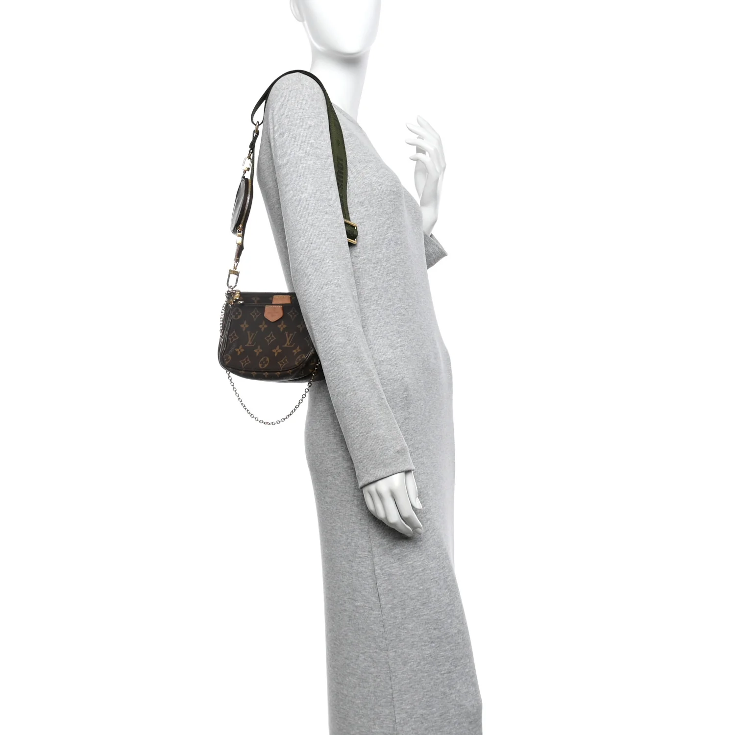 Monogram Multi Pochette Accessories Kaki - Image 2