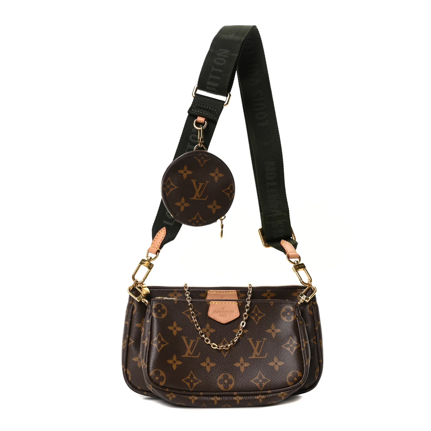 Monogram Multi Pochette Accessories Kaki