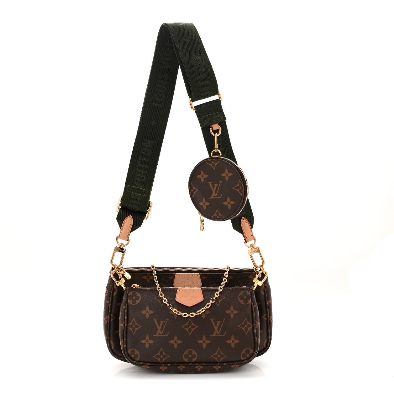 Monogram Multi Pochette Accessories Kaki