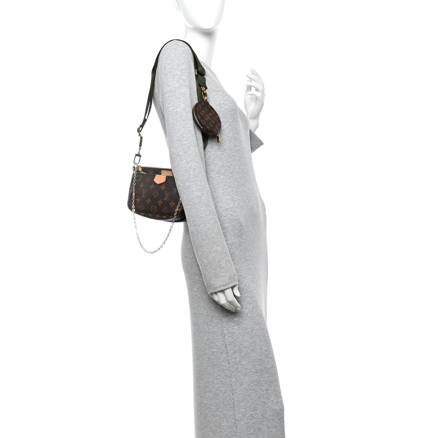 Monogram Multi Pochette Accessories Kaki - Image 2