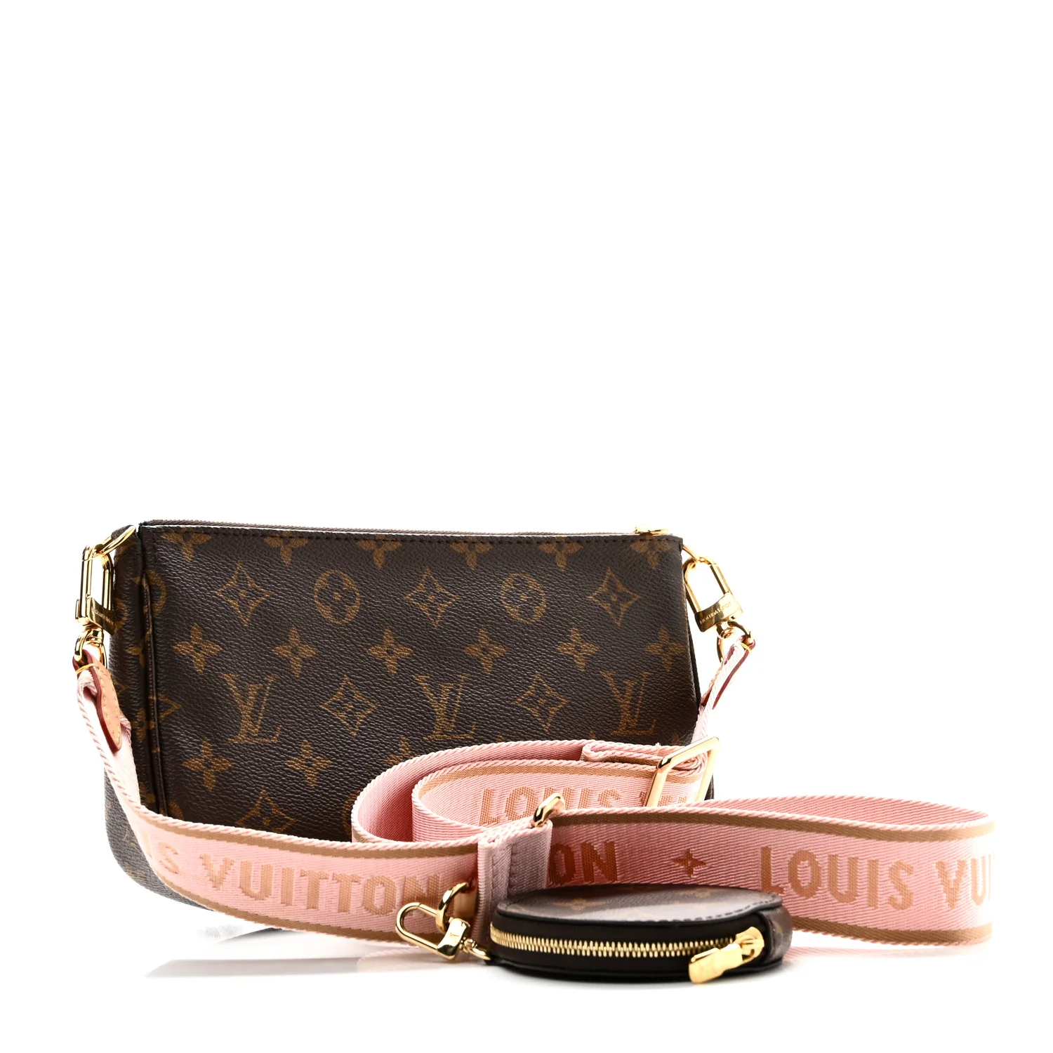 Monogram Multi Pochette Accessories Large Pochette Rose Clair - Image 3