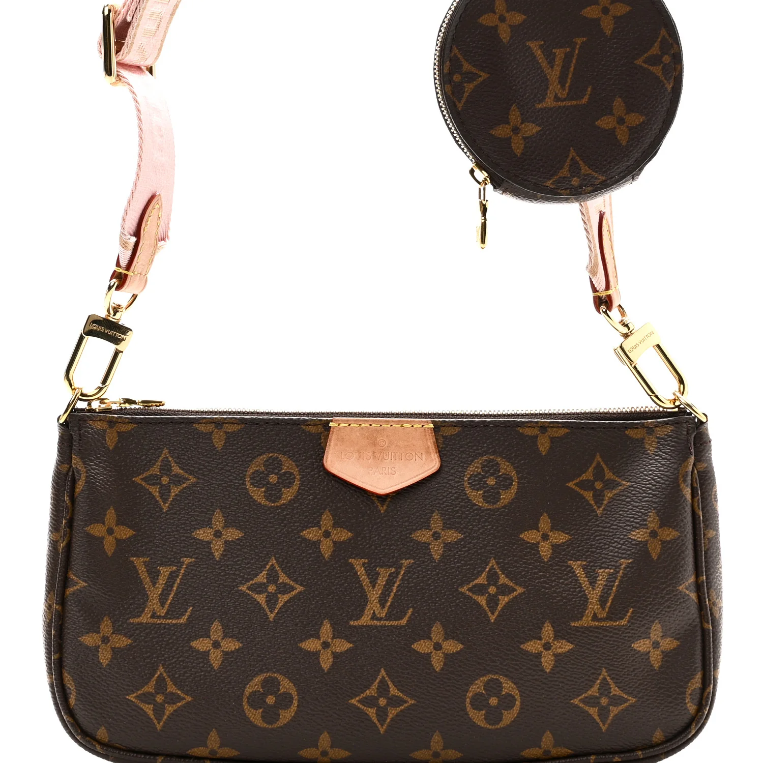 Monogram Multi Pochette Accessories Large Pochette Rose Clair - Image 7