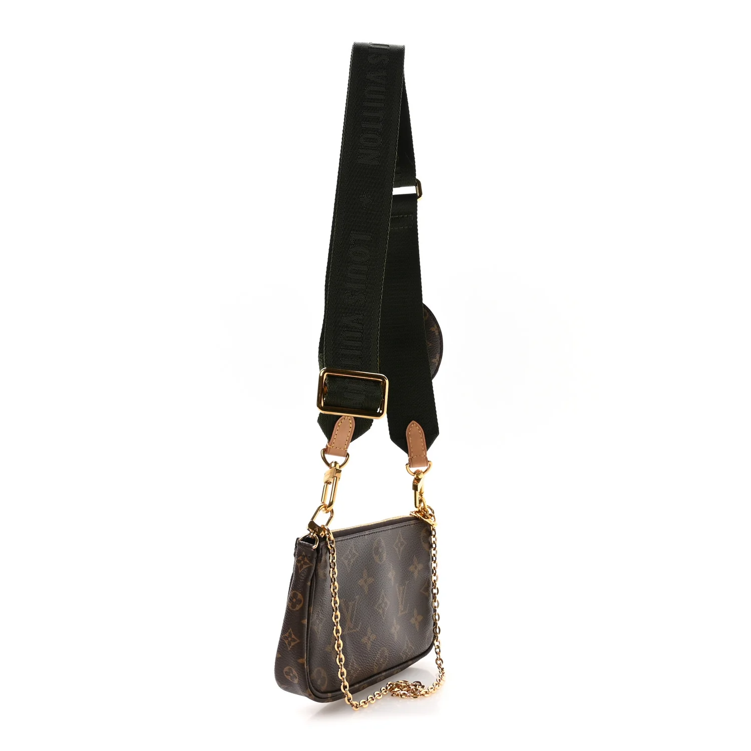 Monogram Multi Pochette Accessories Mini Pochette Kaki - Image 3