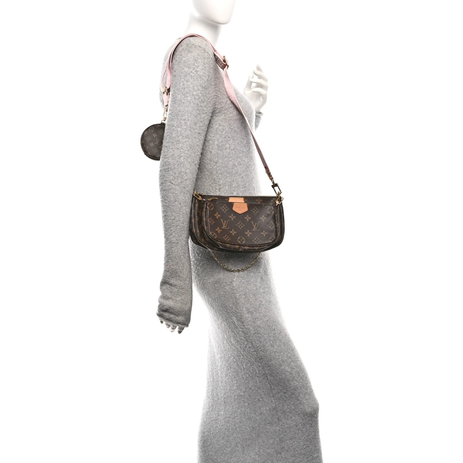 Monogram Multi Pochette Accessories Rose Clair - Image 2