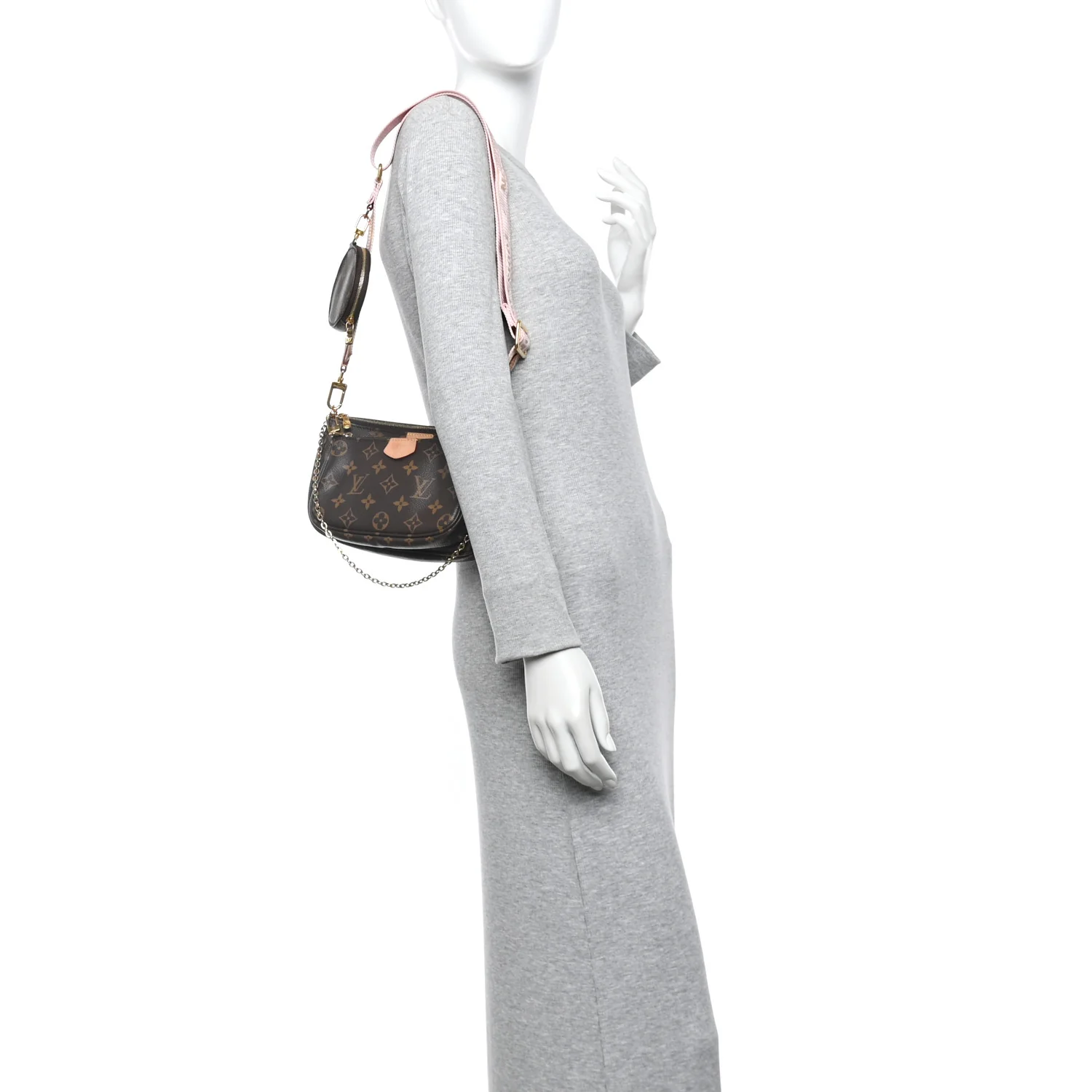 Monogram Multi Pochette Accessories Rose Clair - Image 2