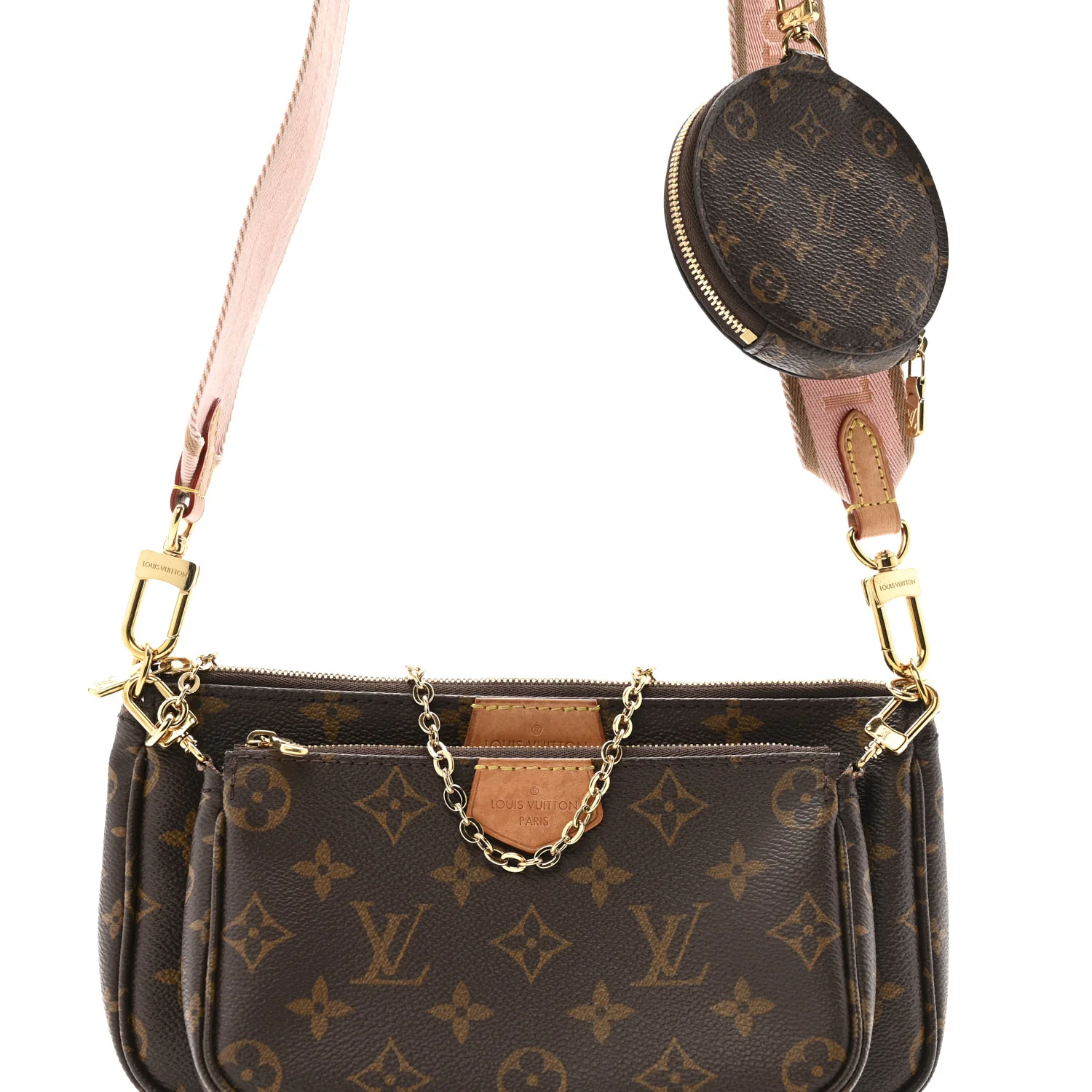 Monogram Multi Pochette Accessories Rose Clair - Image 8