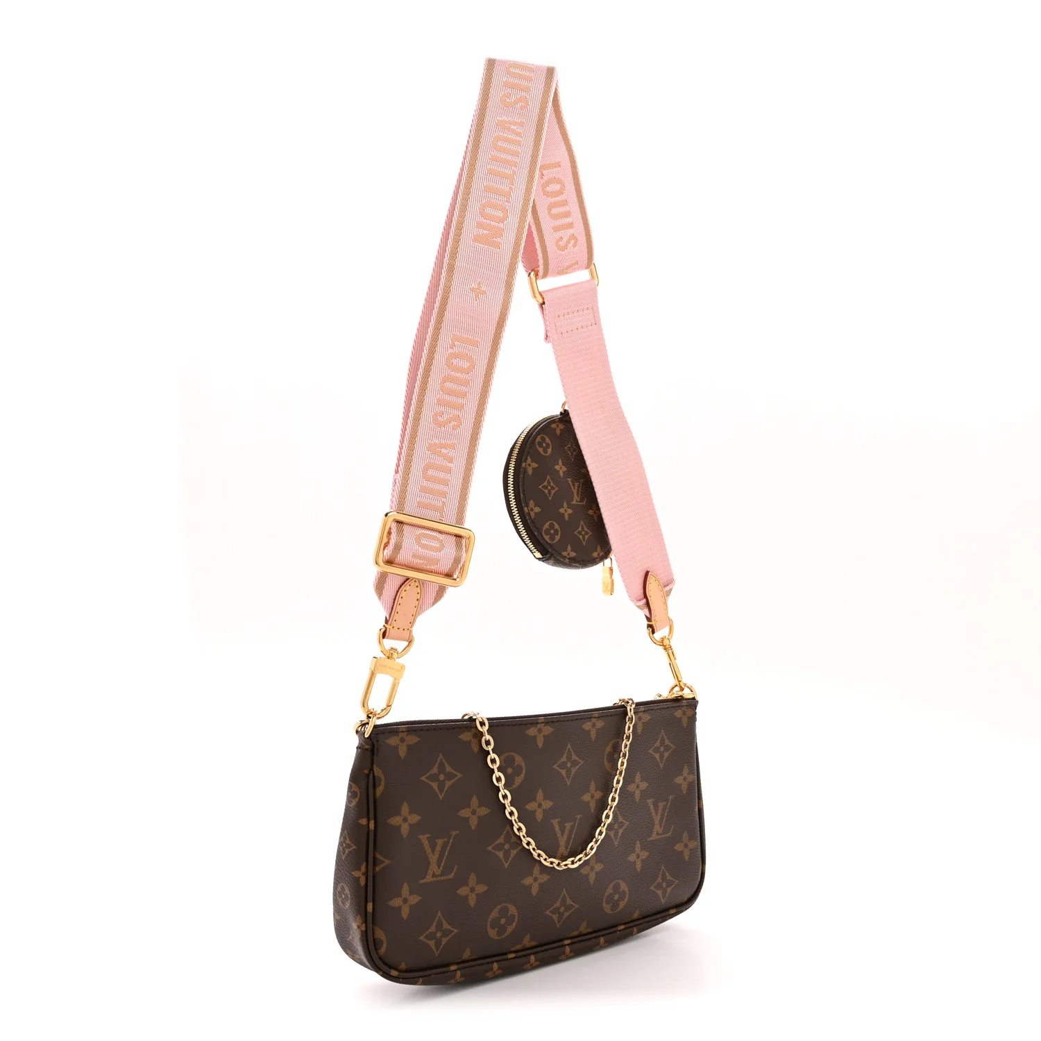 Monogram Multi Pochette Accessories Rose Clair - Image 3